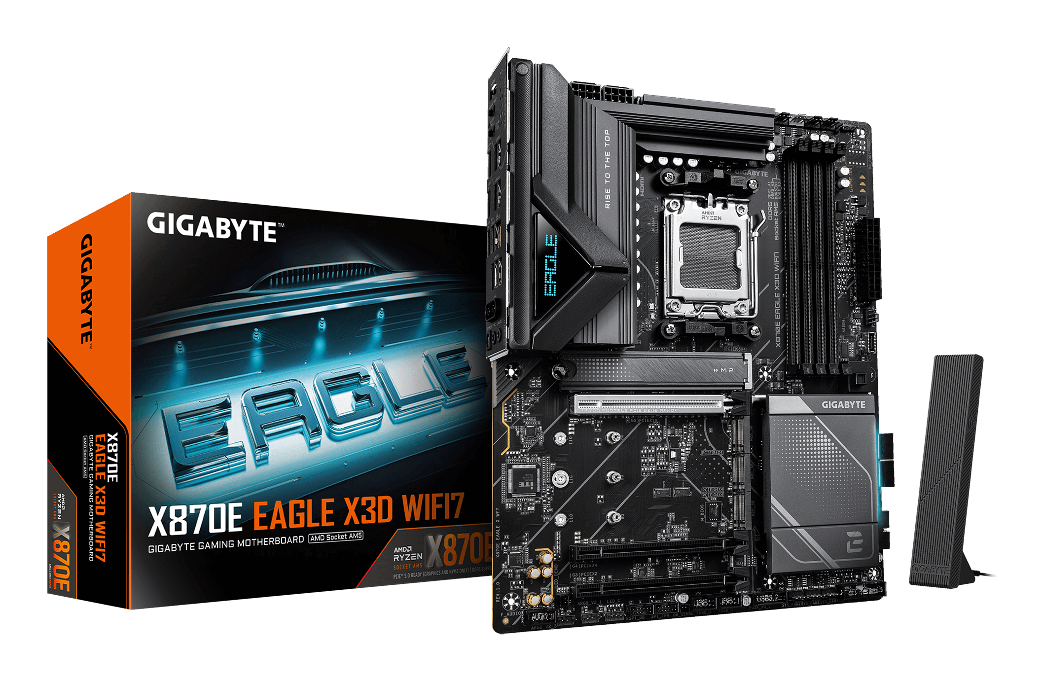X870E EAGLE X3D WIFI7, Mainboard