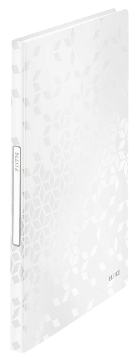 LEITZ WOW Sichtbuch DIN A4, 40 Hüllen weiß-metallic, 1 St.