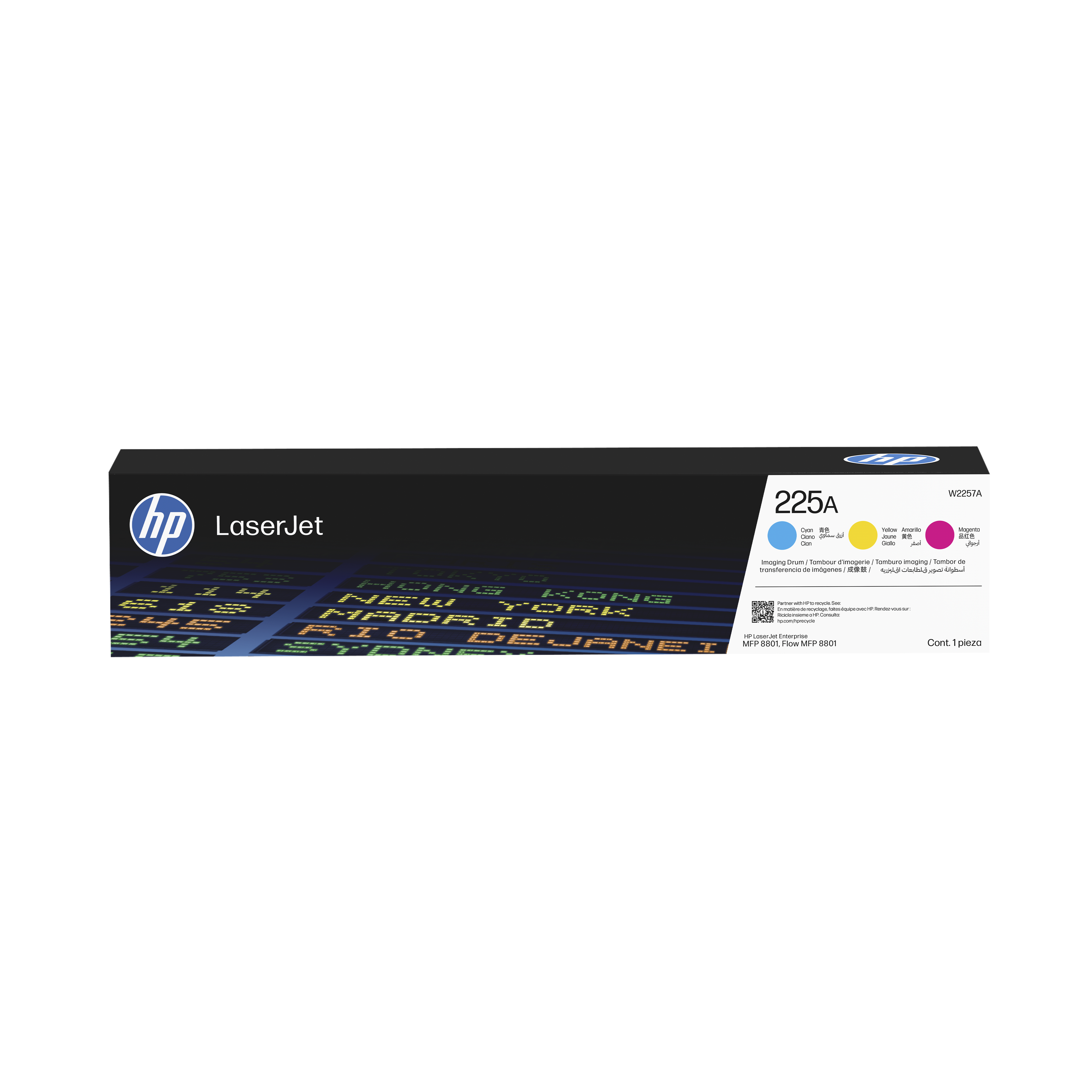 HP 225A (W2257A) cyan, magenta, gelb Trommel