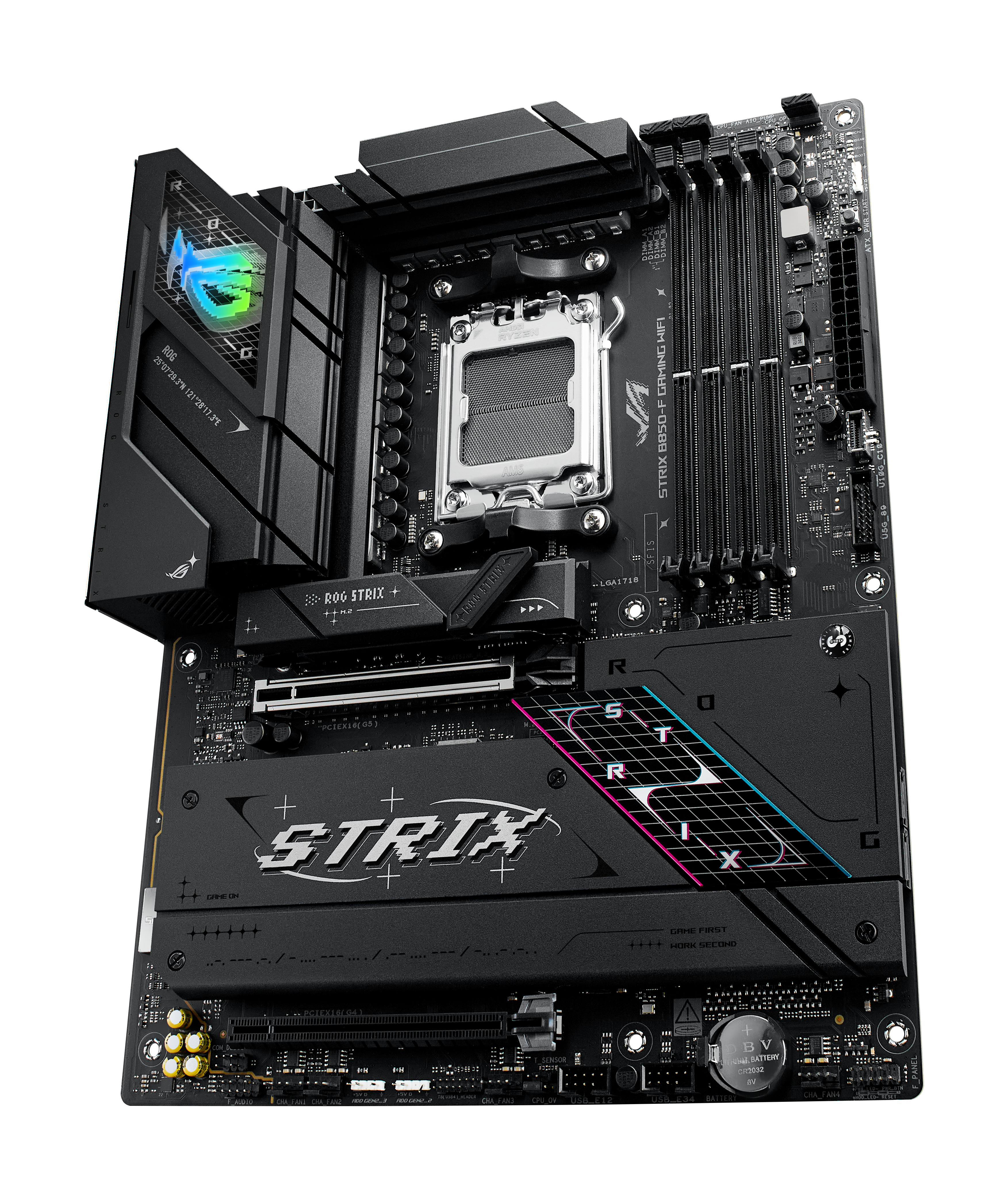 ASUS ROG STRIX B850-F GAMING WIFI AM5 DDR5 ATX MB 1xHDMI 1xDP 4xM.2 2xSATA