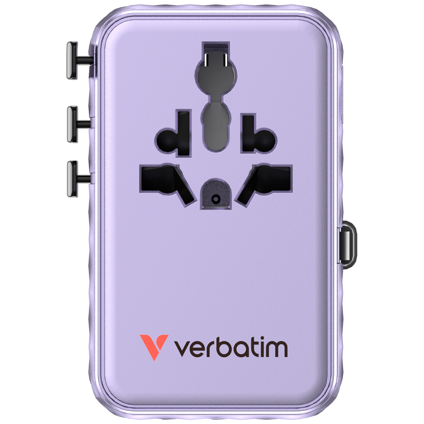 Verbatim Charge'n'Travel Adapter 100W 1C retractable purple