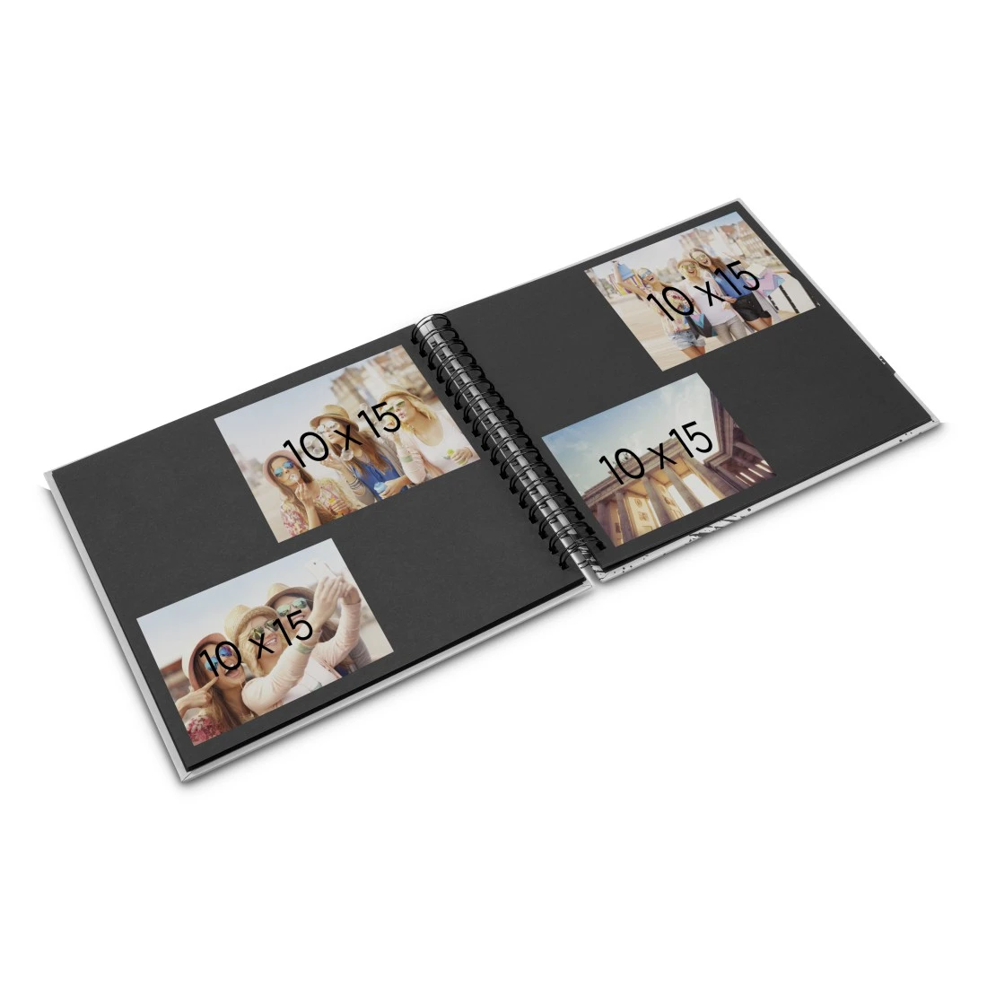 hama Fotoalbum Fine Art neutral 28,0 x 24,0 cm, 50 schwarze Seiten