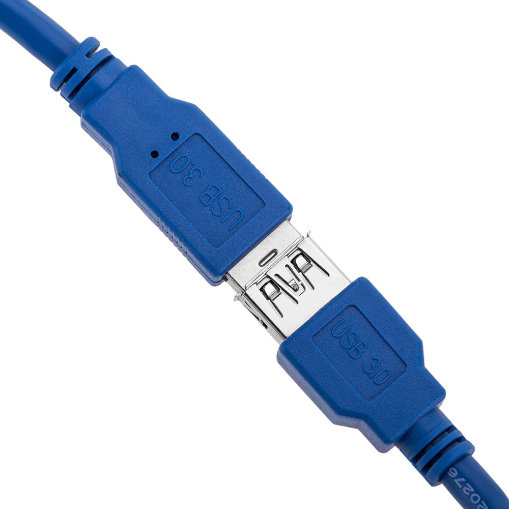 Techly USB3.0 Verlängerungskabel Stecker/Buchse TypA 3m blau