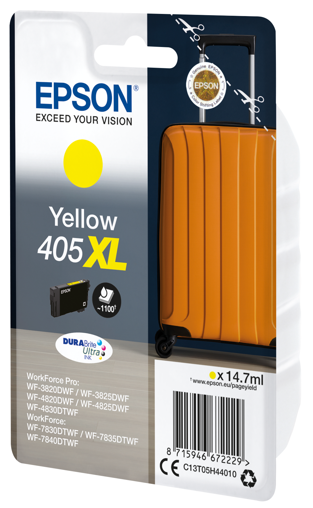 EPSON 405XL / T05H4 (Koffer) gelb Druckerpatrone