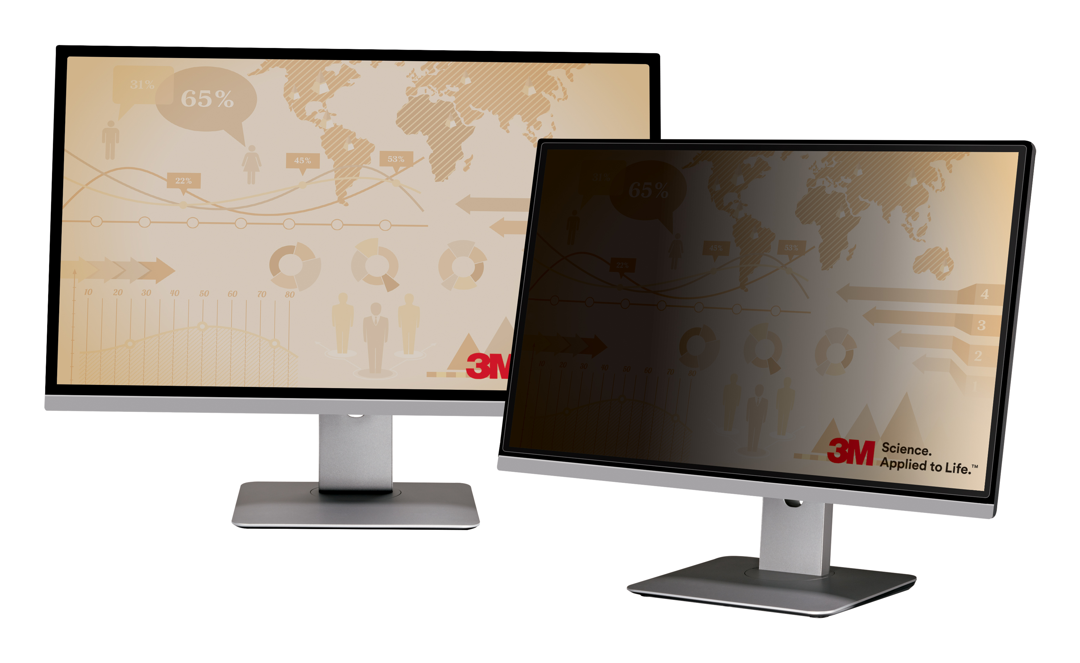 3M Blickschutzfilter 19 Monitor (16:10) PF190W1B