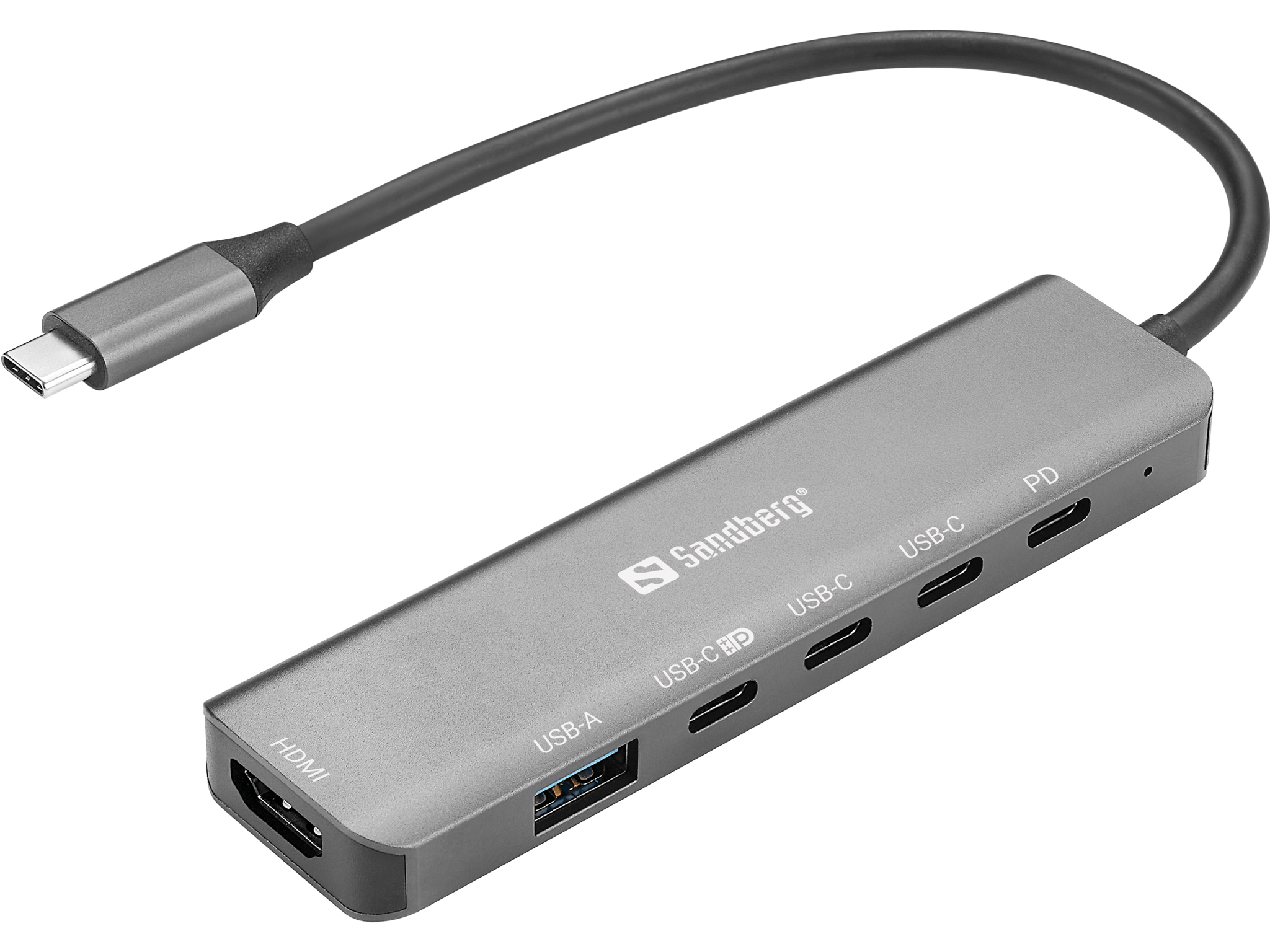 SANDBERG USB-C 6-in-1mediaDock