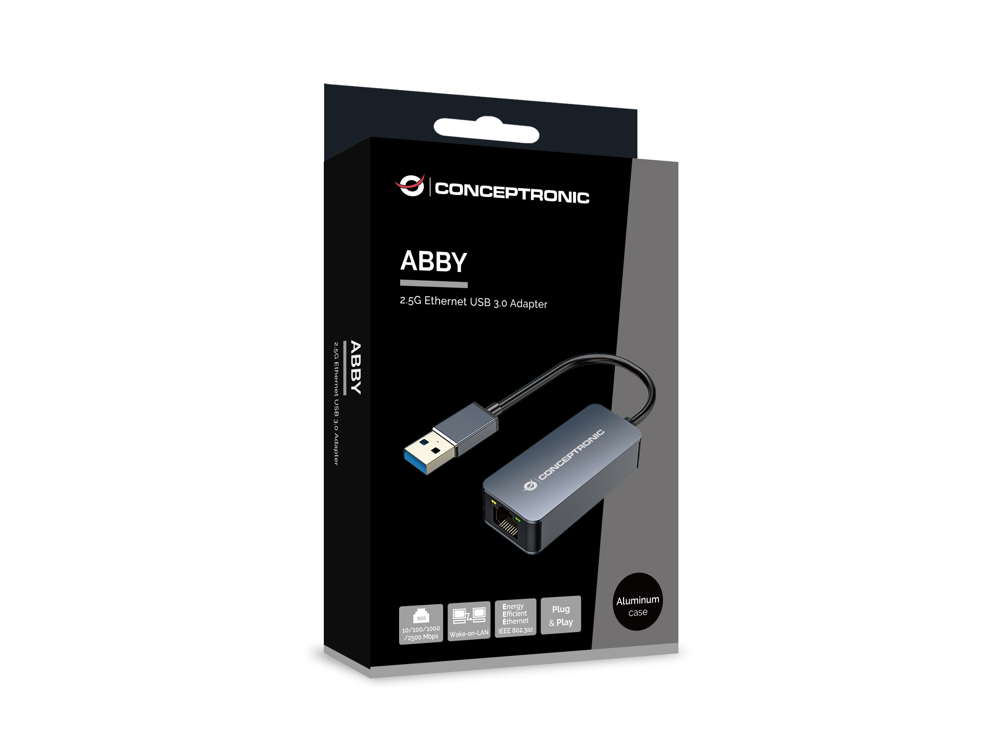 CONCEPTRONIC Adapter USB-A3.0->2.5GbE WoL 5Gbs 0.14m sw