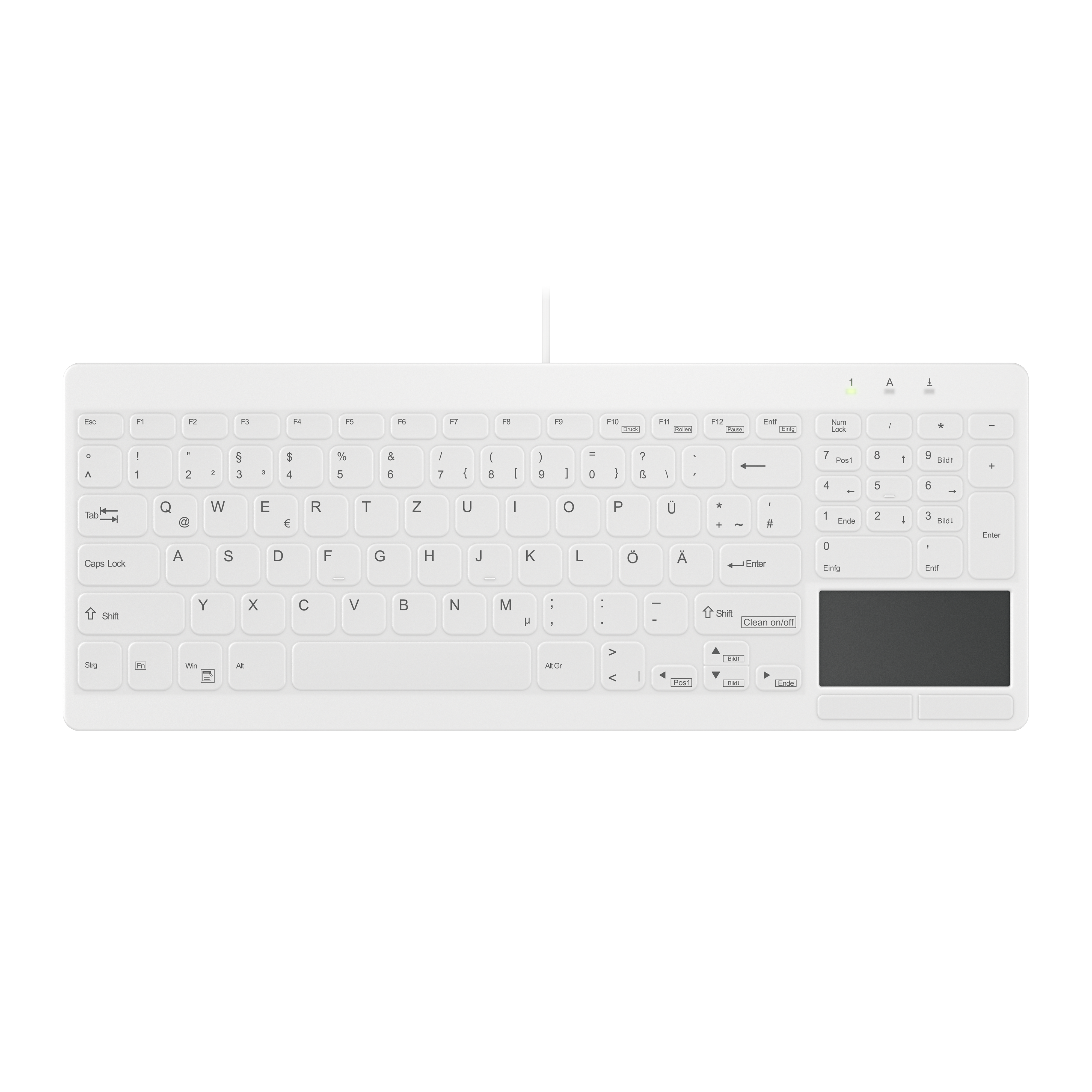 Contour ACTIVE KEY MTA AK-C7412F Corded DE-Layout IP68 weiß