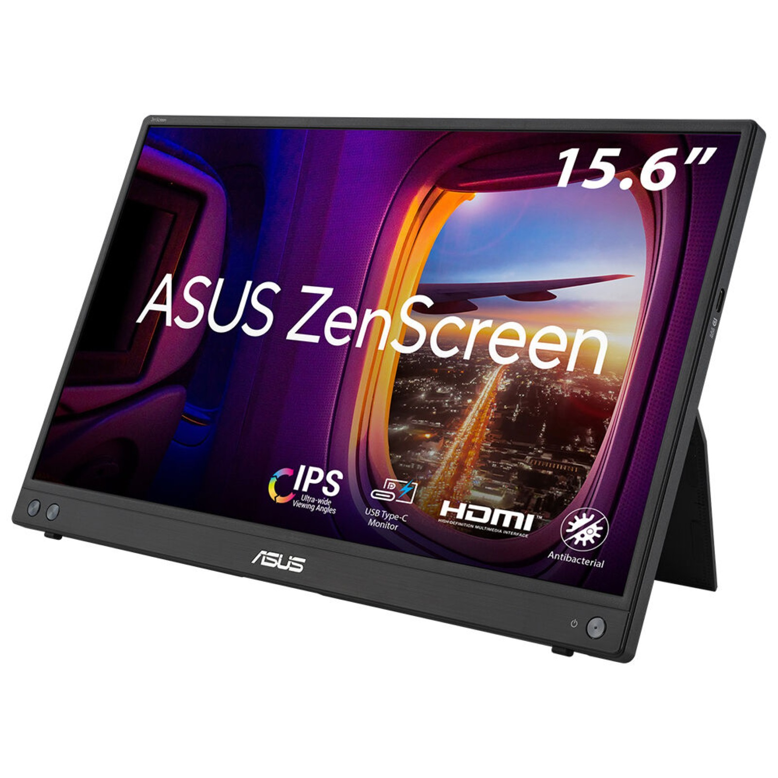 ASUS ZenScreen MB16AHV Portable Monitor 39,62cm 15,6Zoll IPS FHD WLED 16:9 250nits 5ms HDMI 2xUSB Type-C