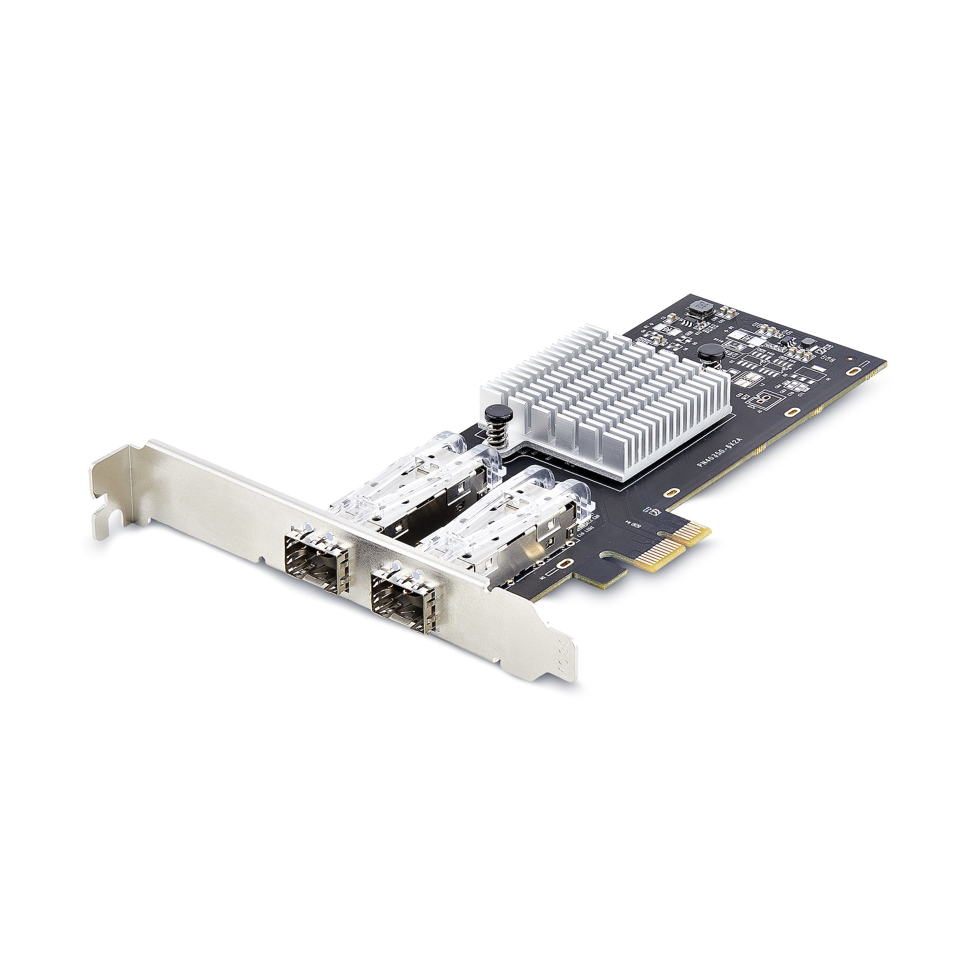 STARTECH.COM 2-Port GbE SFP Netzwerkkarte PCIe 2.0 x1 Intel I350-AM2 2x 1GbE 1000BASE Kupfer/Glasfaser Netzwerkkarte Gigabit LWL/LAN