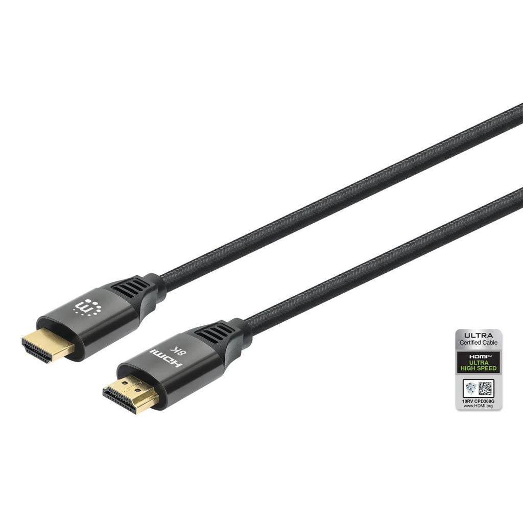 MANHATTAN 8K@60Hz HDMI-Kabel mit Ethernet-Kanal St./St. 3m