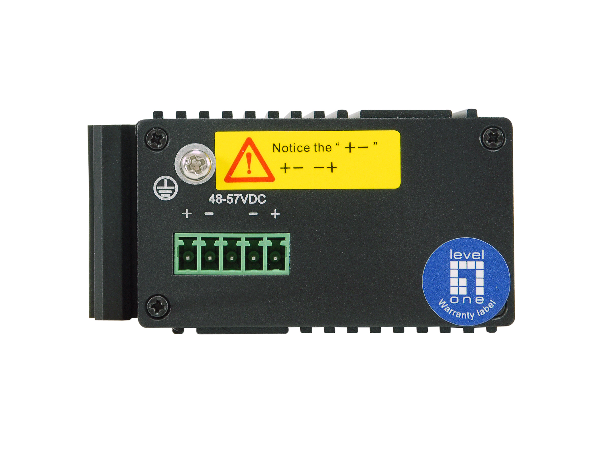 LevelOne Industr.PoE+Switch 4xGE PoE/1xSFP 240W unman.Metall