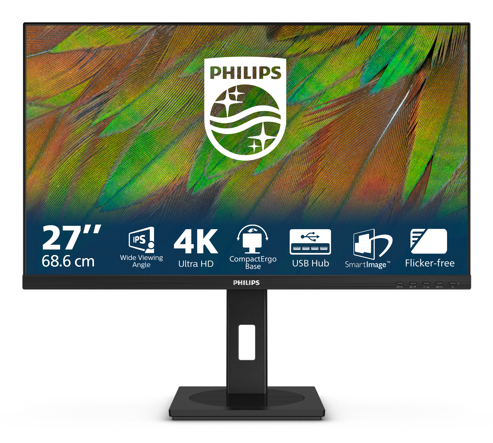 27B1N3800 - 27 IN ULTRA HD MONITOR HEIGHT-ADJUSTABLE SPEAKE