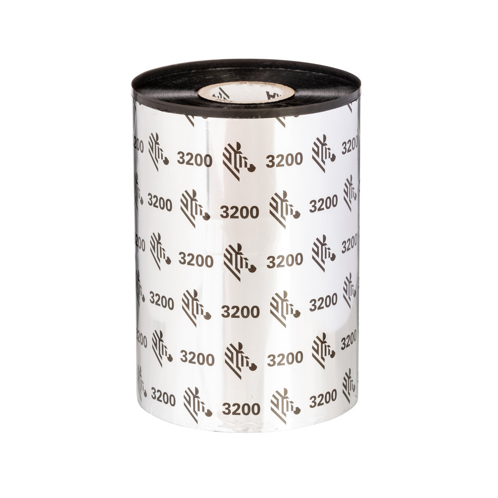 ZEBRA 3200 schwarz Thermo-Druckfolien, 12 Rollen