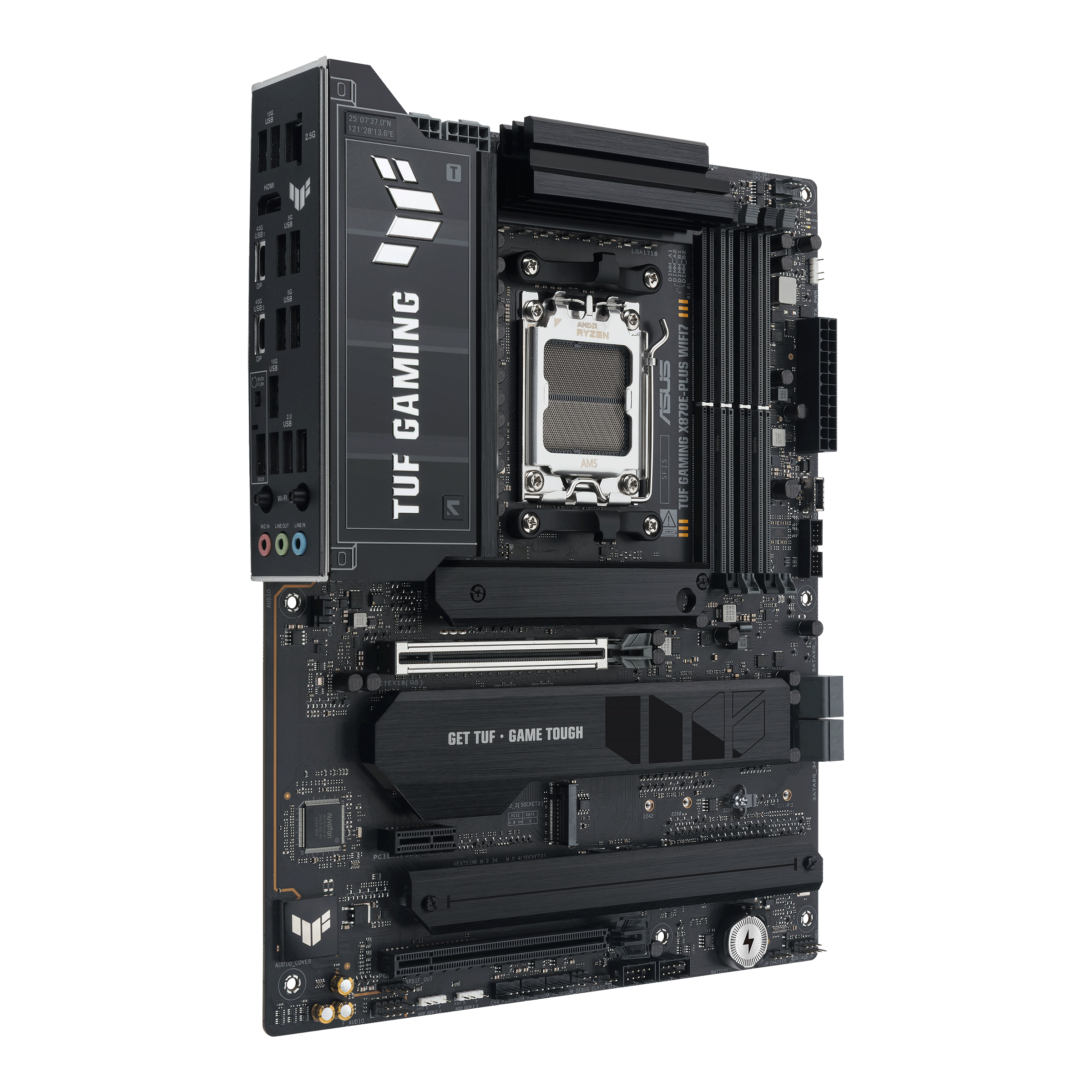 ASUS TUF GAMING X870E-PLUS WIFI7 (AMD,AM5,DDR5,ATX)