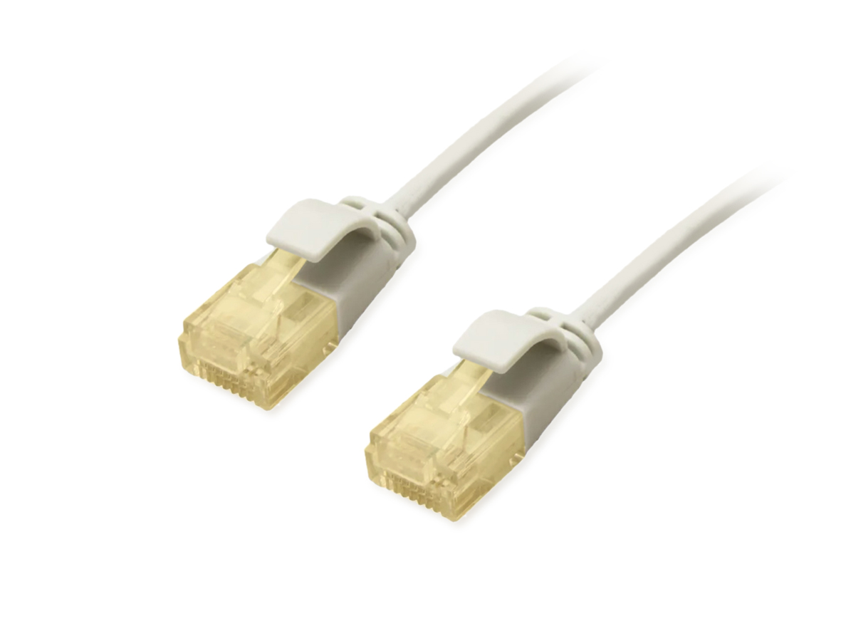 Equip Patchkabel Cat6A SlimFlex U/UTP 0.25m grau LSZH 2xRJ45 Polybeutel