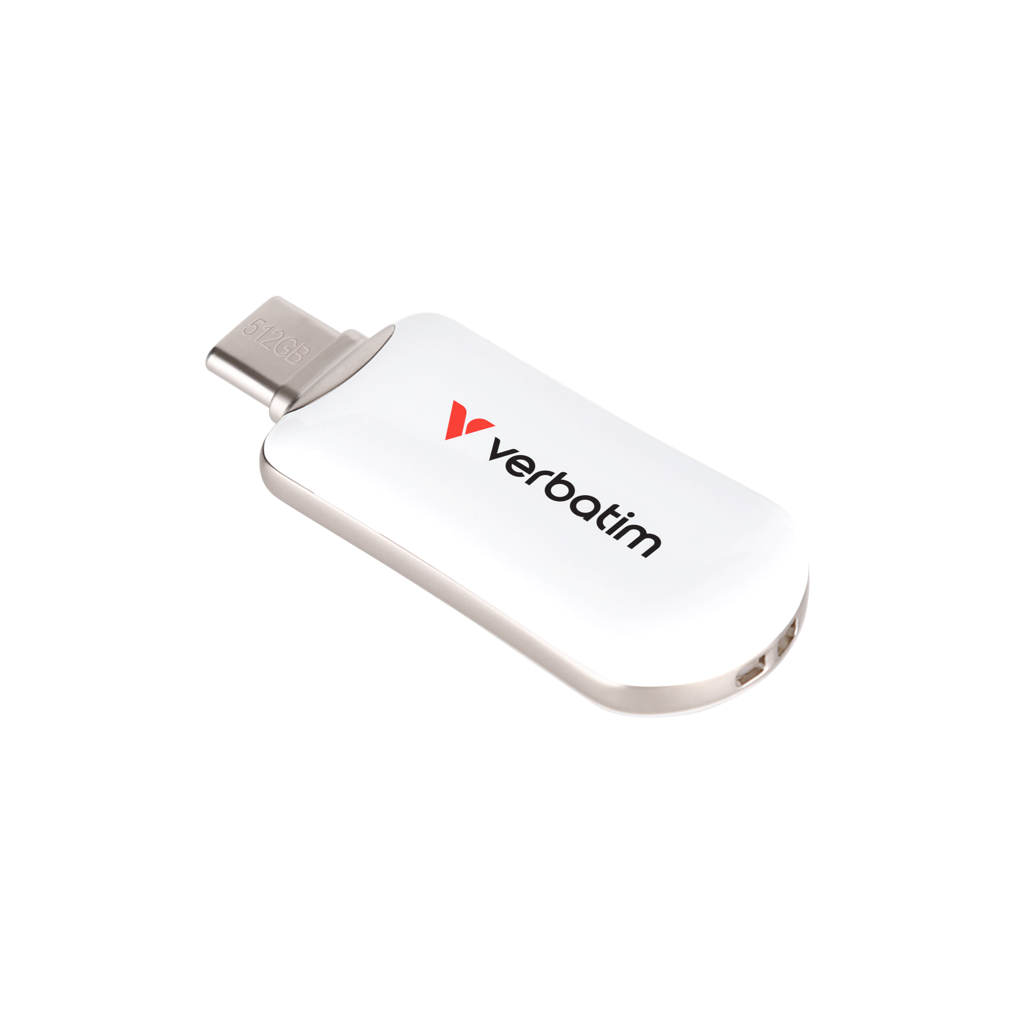 Verbatim Plectra White 512GB USB-C Flash Drive 30231