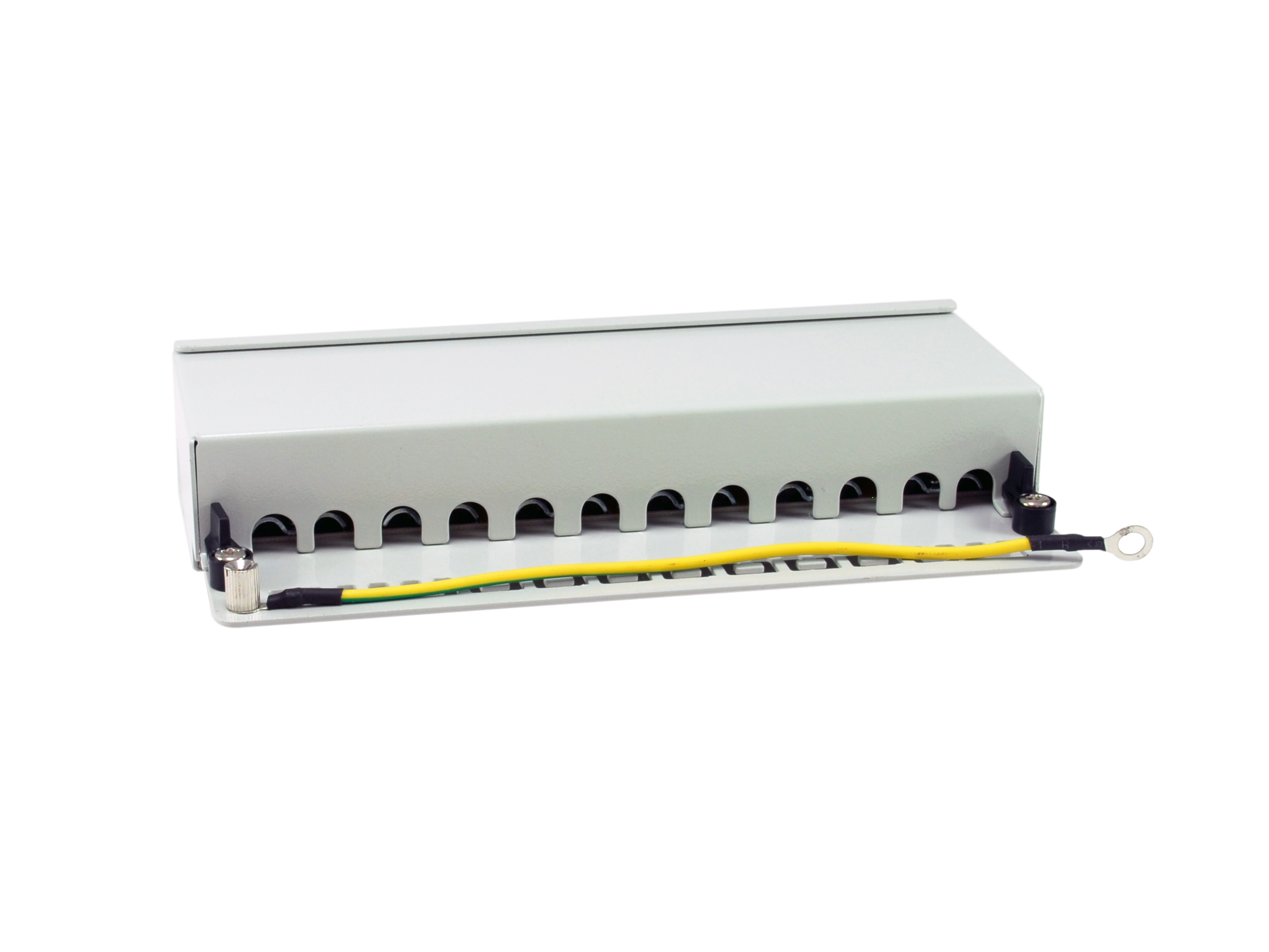Equip Patchpanel 12xRJ45 Cat6a Desktop 500MHz RAL7035