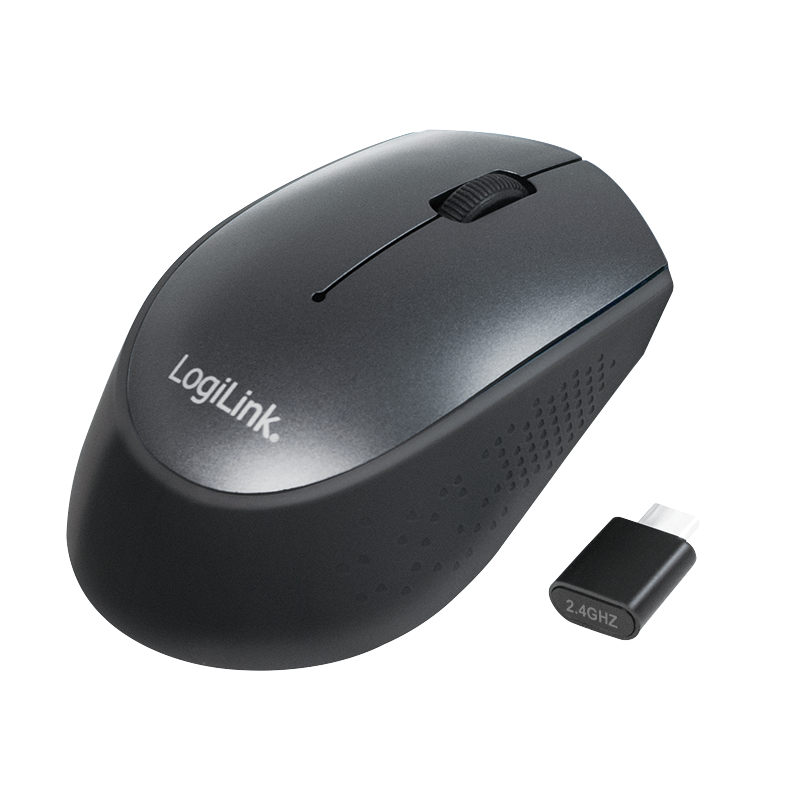 Logilink Maus optisch 3D USB-C 3 Tasten 3200 dpi 2.4
