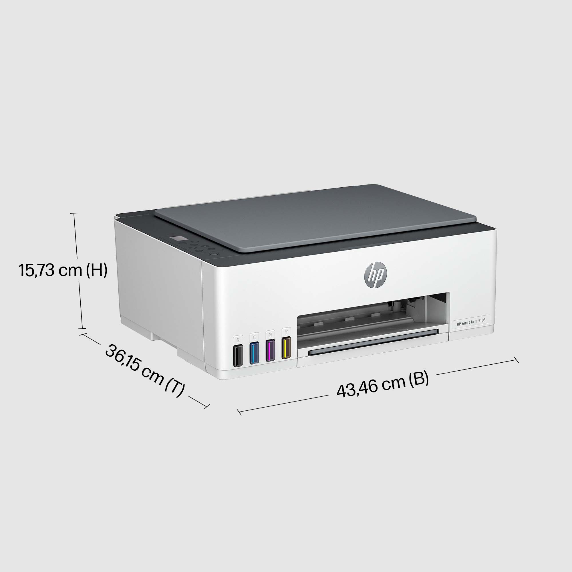 AKTION: HP Smart Tank 5105 All-in-One 3 in 1 Tintenstrahl-Multifunktionsdrucker weiß mit 20 Euro CashBack