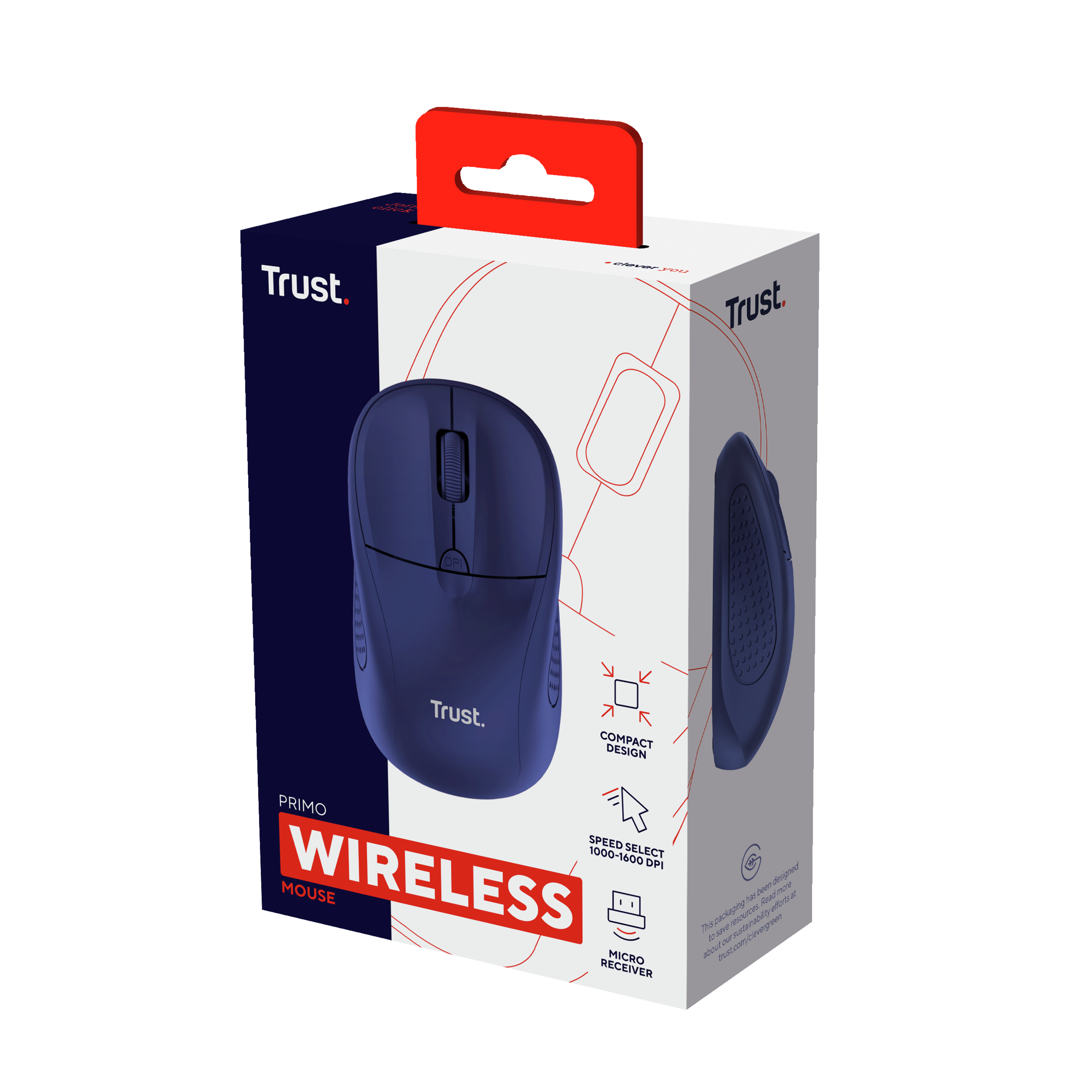 PRIMO WIRELESS MOUSE MATT BLUE
