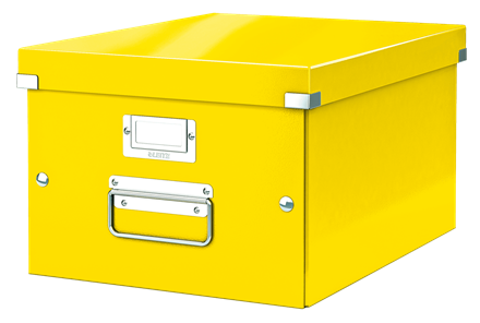 LEITZ Click & Store Aufbewahrungsbox 16,7 l gelb 28,1 x 36,9 x 20,0 cm, 1 St.