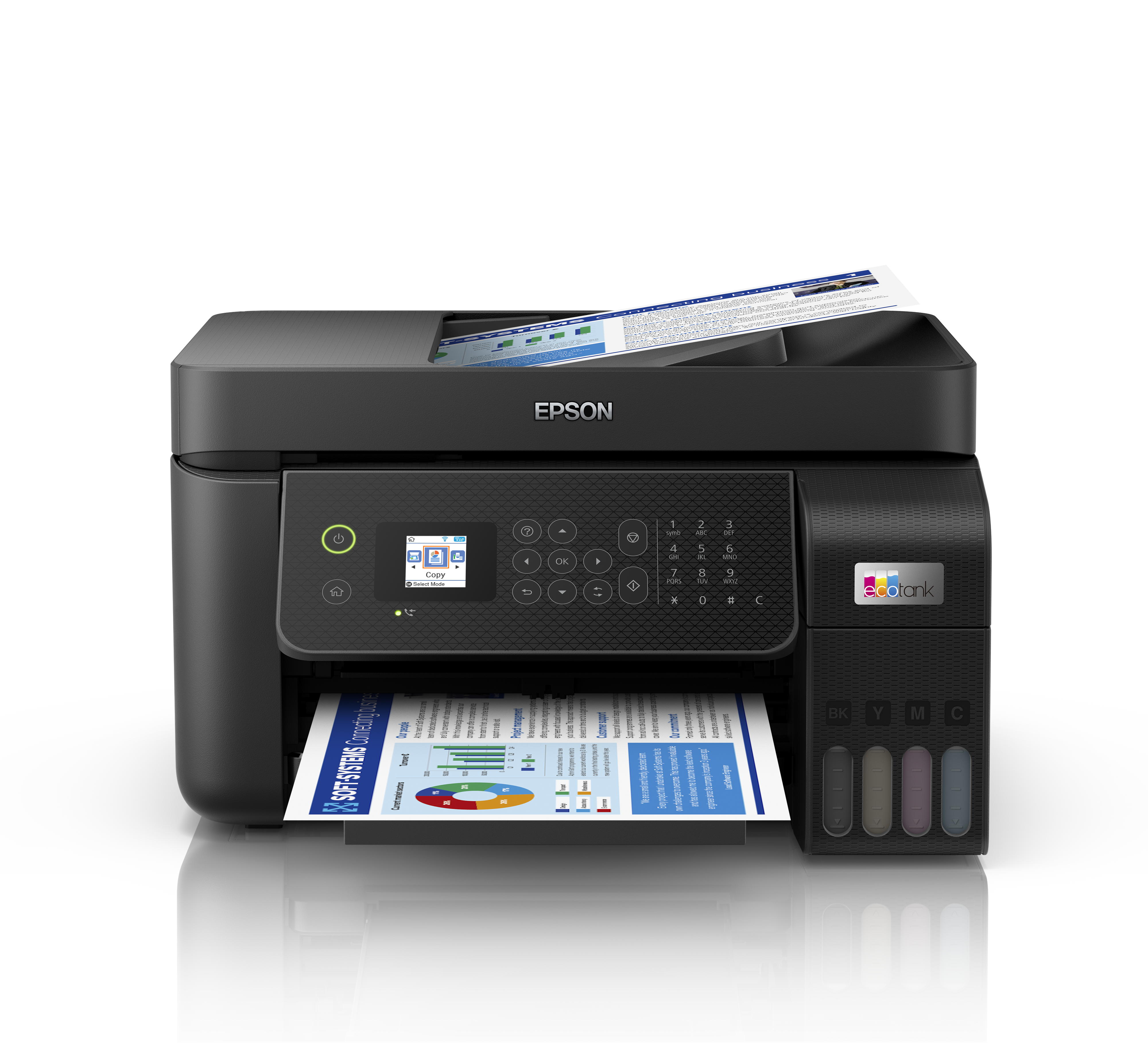 EPSON EcoTank ET-4800 4 in 1 Tintenstrahl-Multifunktionsdrucker schwarz