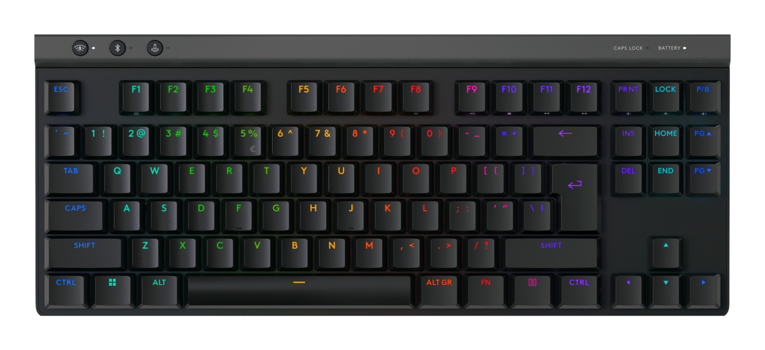 LOGITECH G515 LIGHTSPEED TKL KB BLACK - HUN - EMEA28I-935