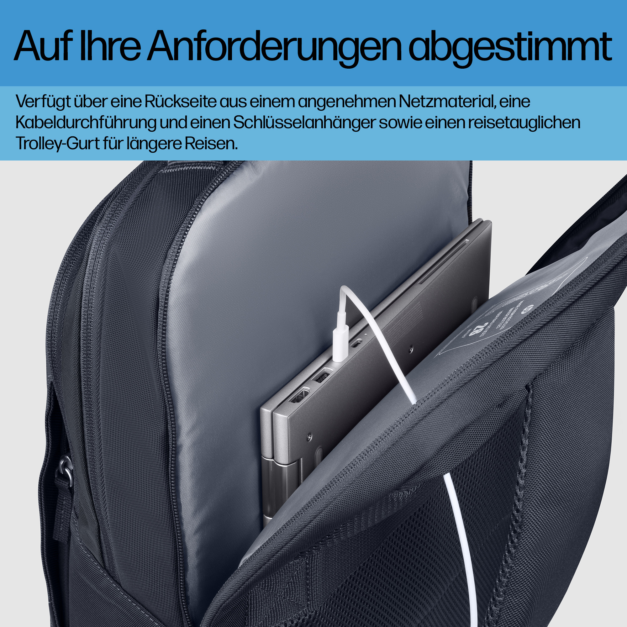 HP Everyday 40,64cm 16Zoll Odyssey Gray Laptop Backpack