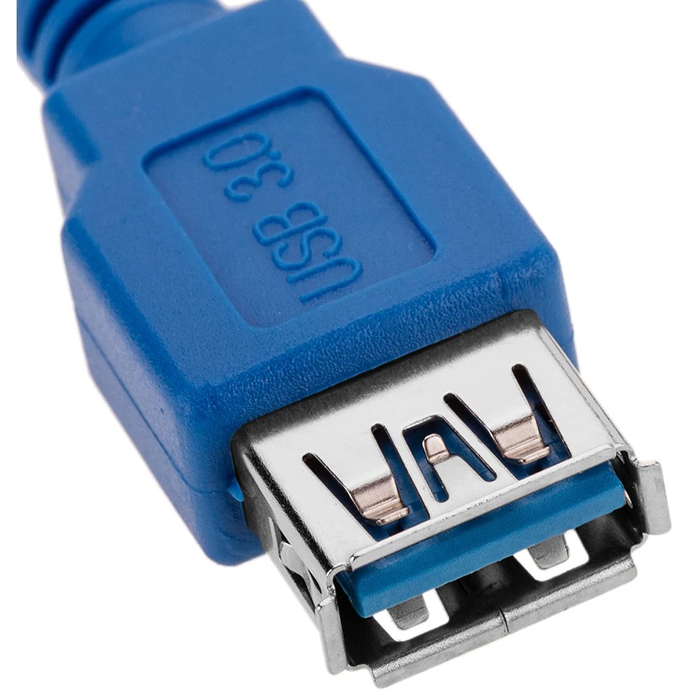 Techly USB3.0 Verlängerungskabel Stecker/Buchse TypA 3m blau