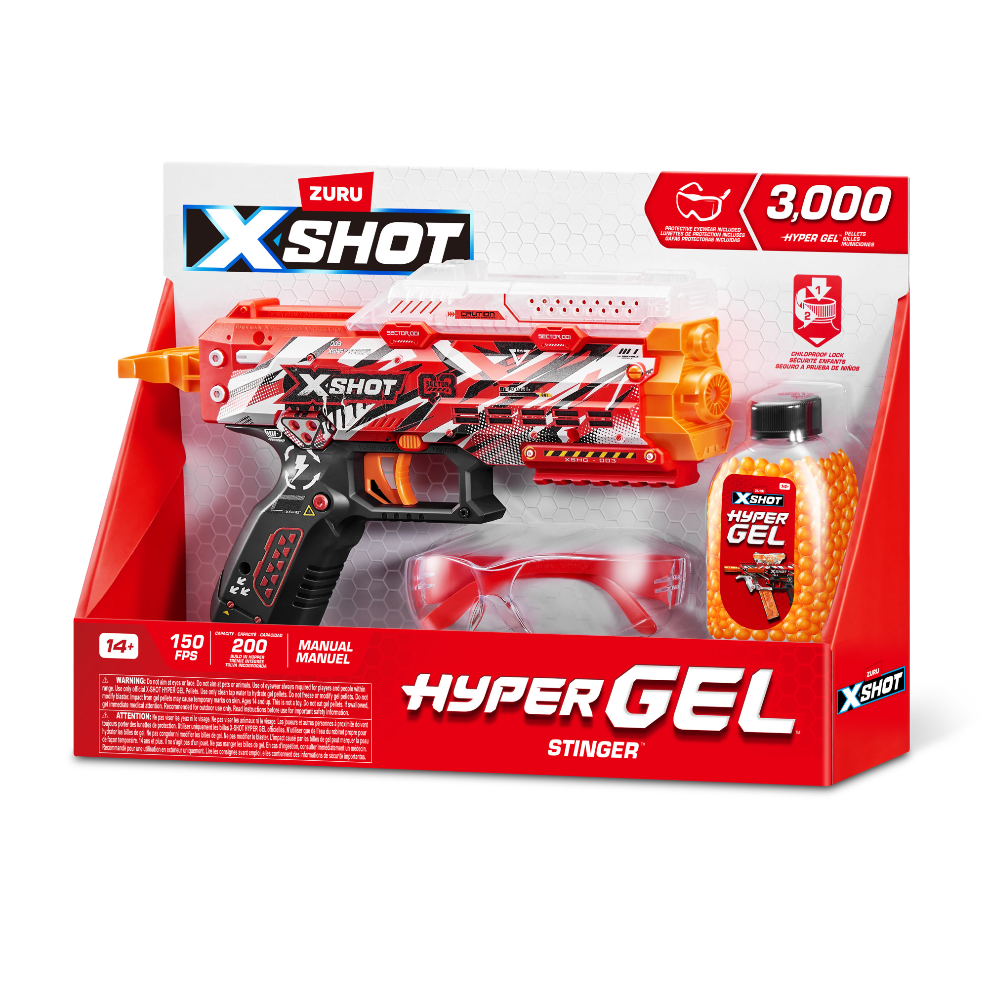 XSHOT - Hyper Gel Stinger Blaster, Gel-Blaster