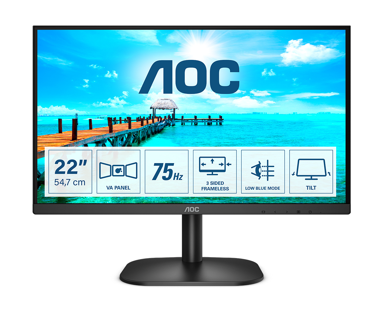 AOC 54,6cm (21,5) 22B2H 16:09 HDMI black