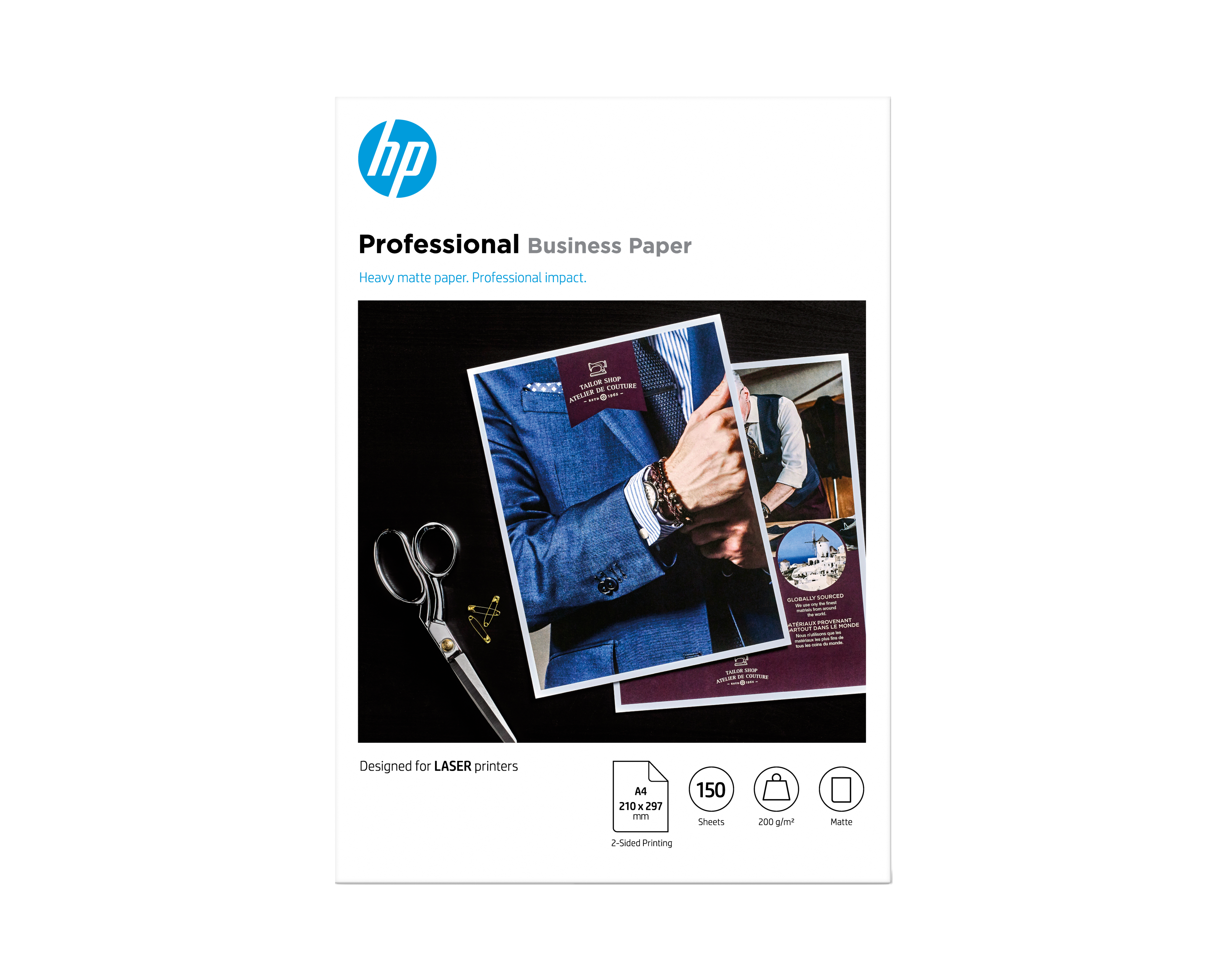 HP Fotopapier 7MV80A DIN A4 matt 200 g/qm 150 Blatt