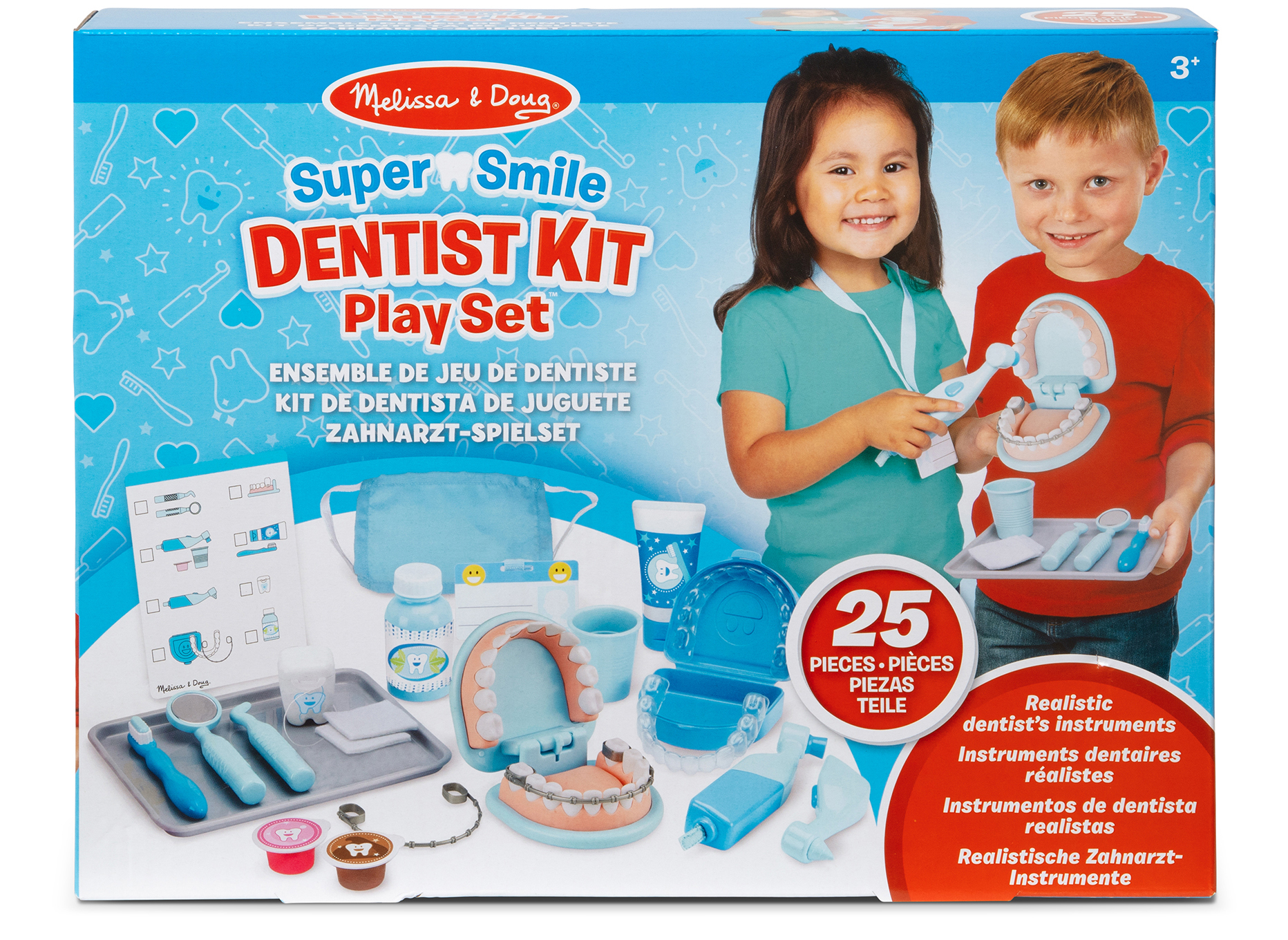 Melissa & Doug - Super Smile Zahnarzt Set, Rollenspiel
