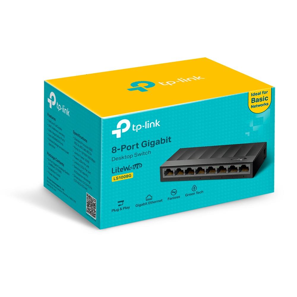 LITEWAVE 8-P. GB DESKTOP SWITCH .