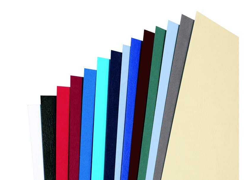GBC Rückwände für Bindemappen schwarz, DIN A4 250 g/qm, 100 St.