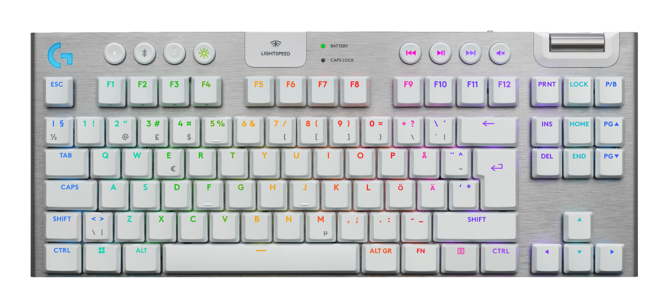 LOGITECH G915 X LIGHTSPEED TKL Wireless Gaming Keyboard White (PAN)