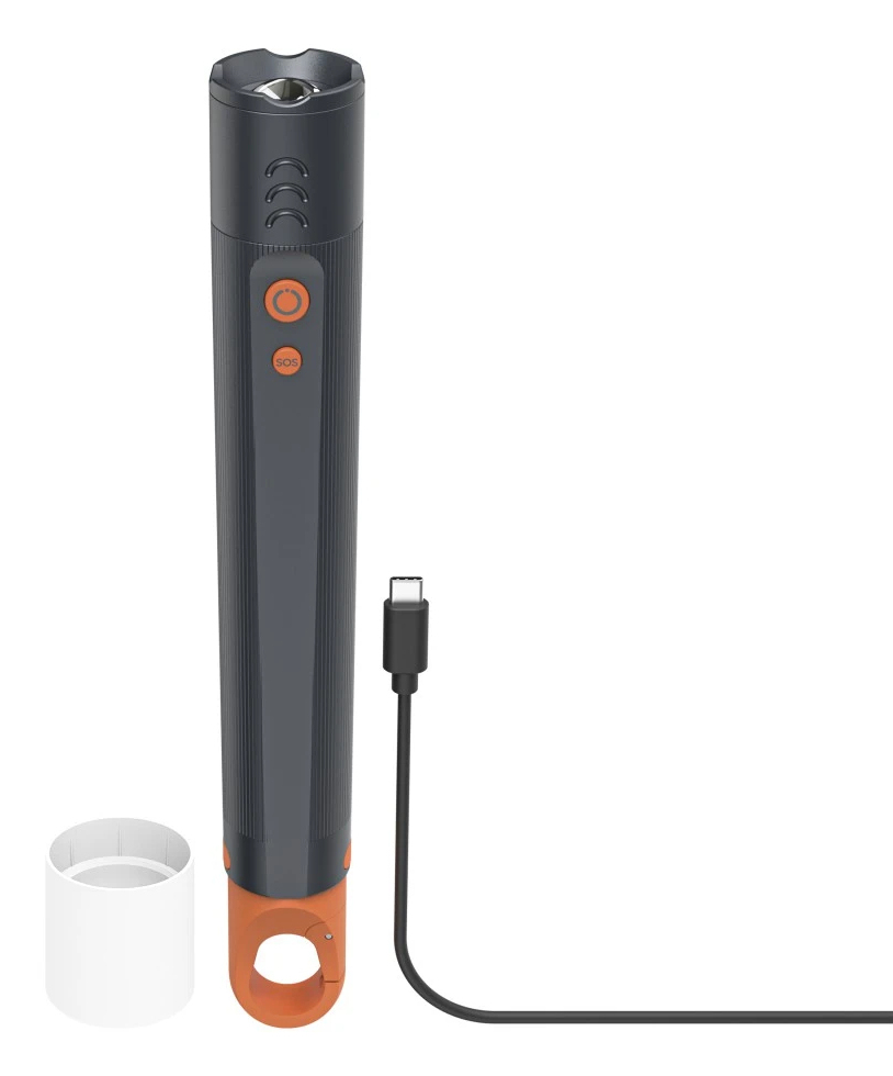 hama FLX1200-C LED Taschenlampe grau 21,0 cm, bis zu 1200 Lumen, 1 St.