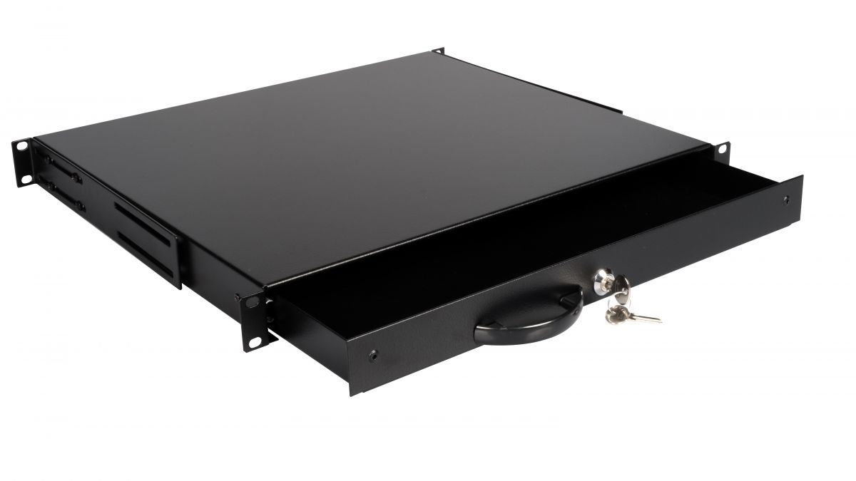 Equip 19 Schublade für Serverschränke abschl. 1U RAL9005