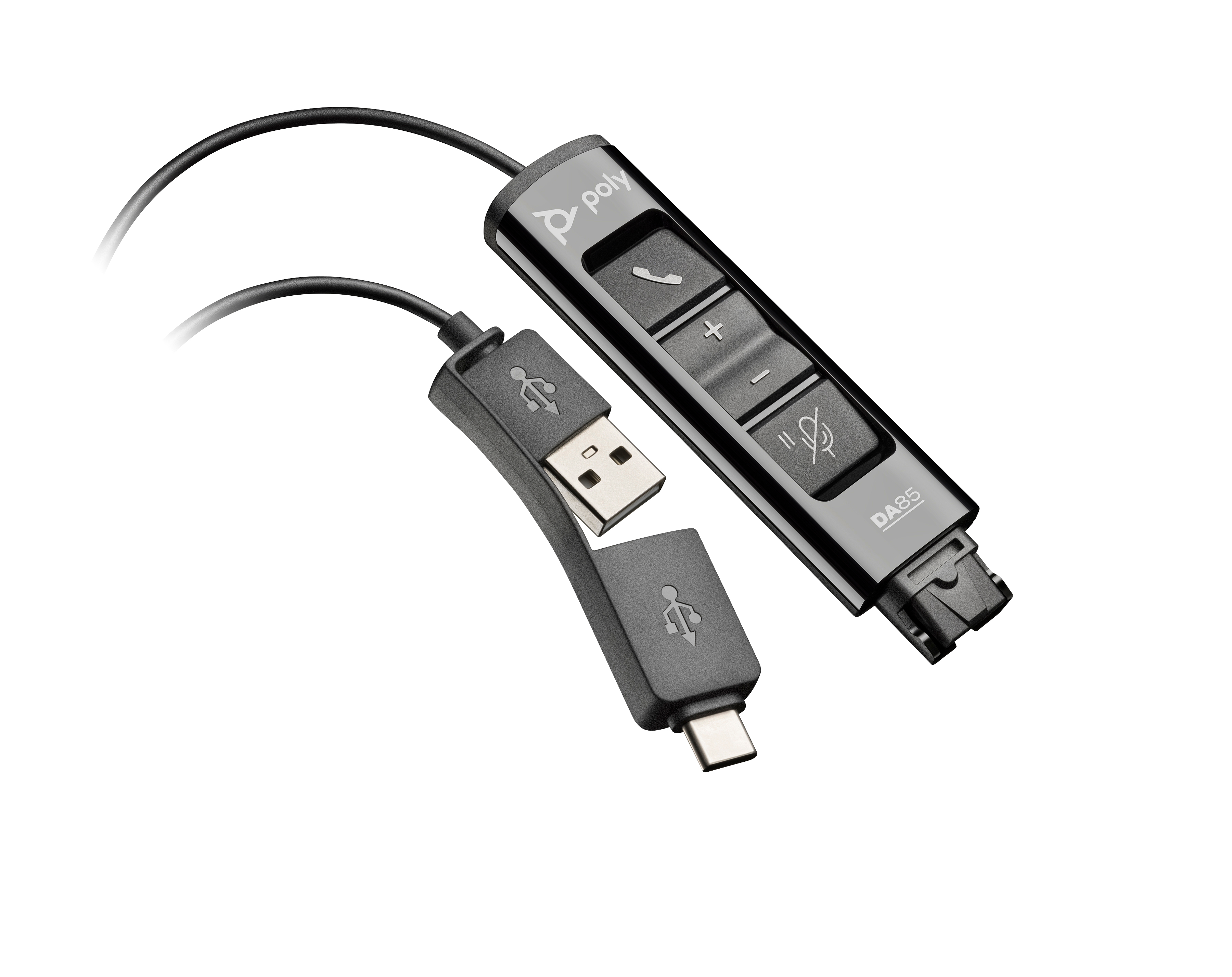 HP Poly DA85 USB to QD Adapter