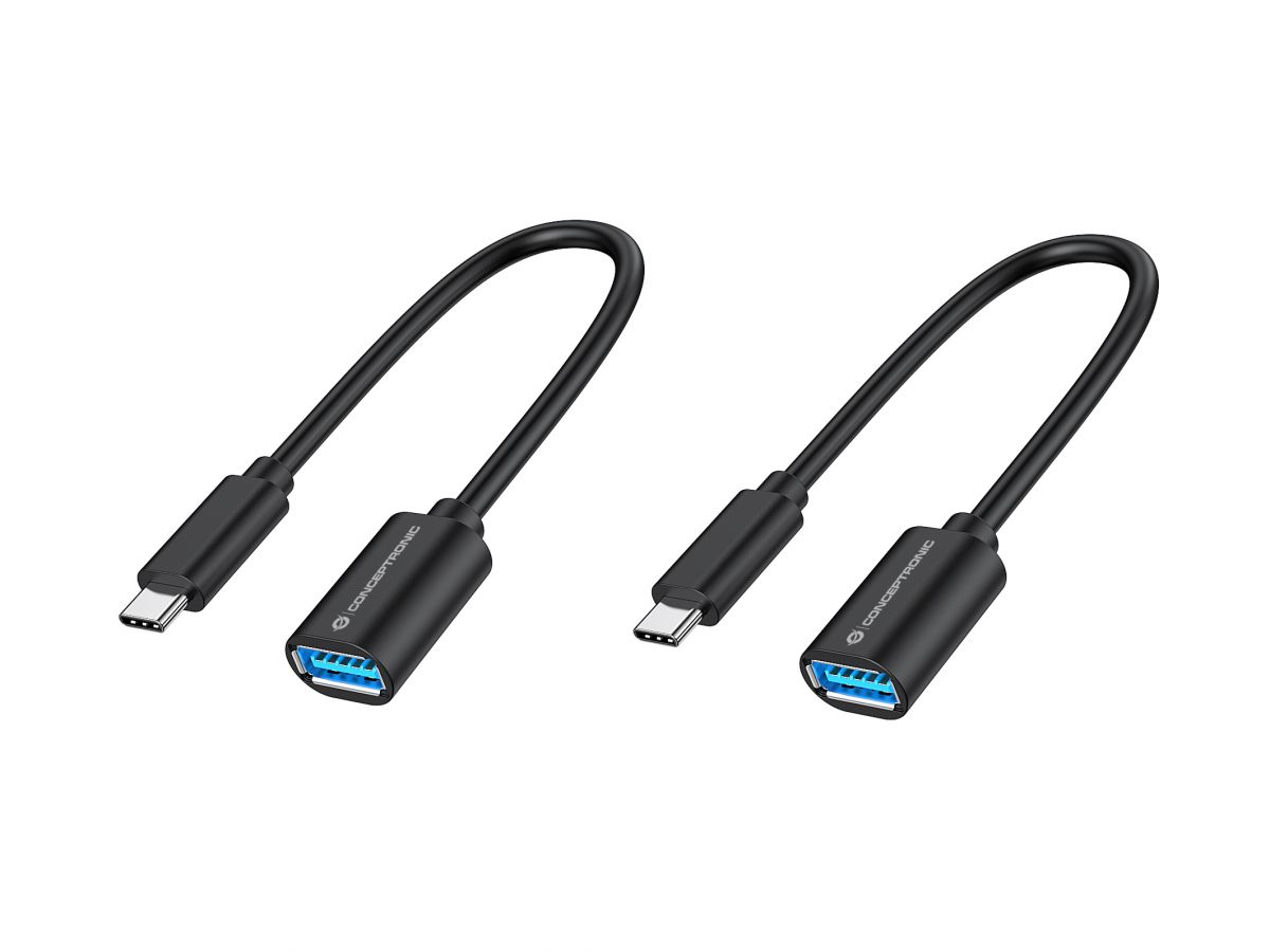 CONCEPTRONIC Adapter USB-C3.2->USB-A3.0 2Stk 5Gbs 0.20m gr