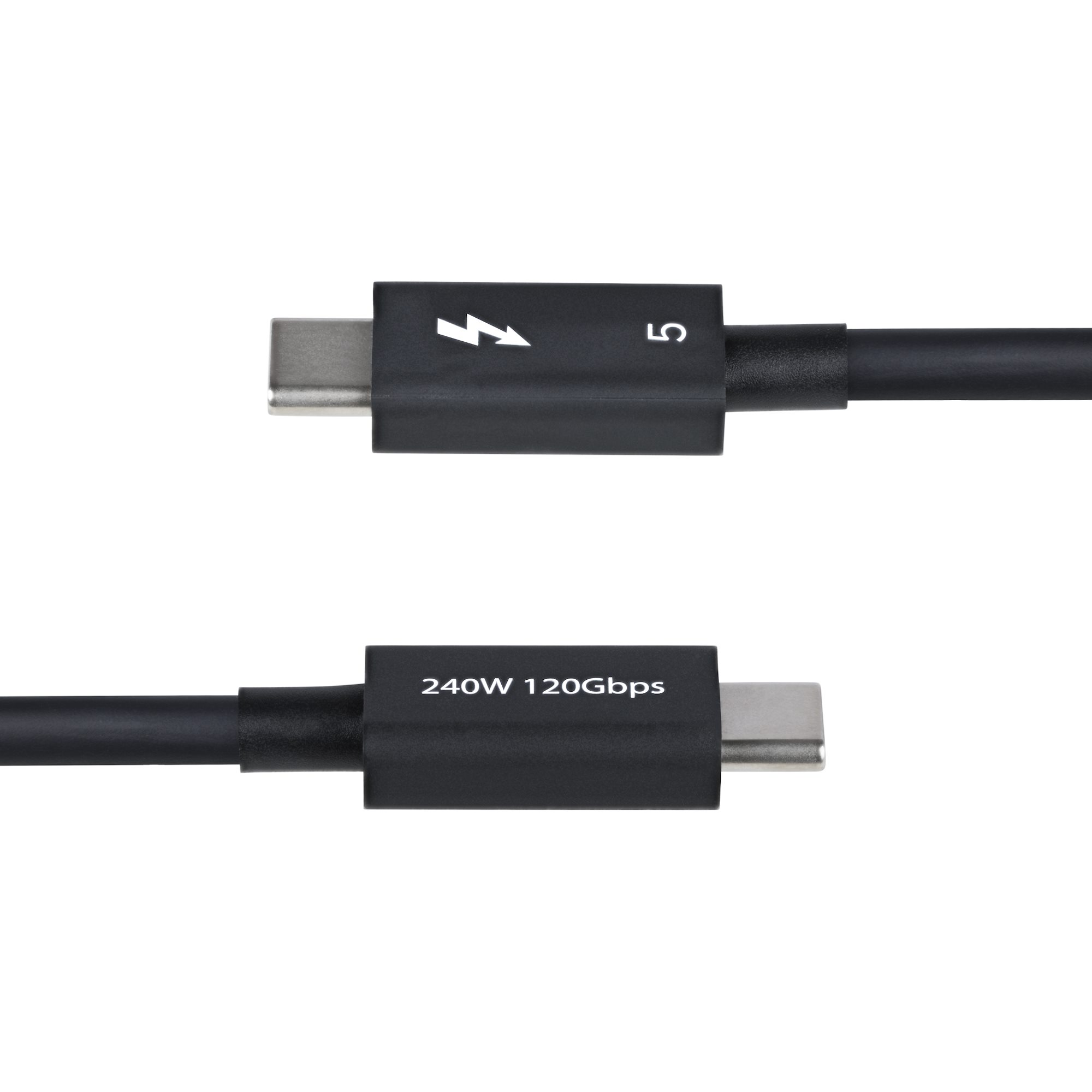 STARTECH.COM 1m Thunderbolt 5 Kabel 80Gbps 120Gbps 240W PD 8K60Hz Thunderbolt-zertifiziertes Kabel TB4 USB4 USB-C