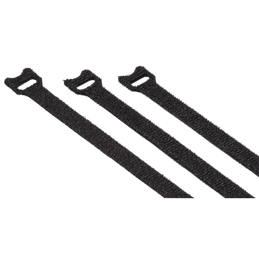hama Kabelbinder schwarz 12,5 cm x 1,0 cm, 20 St.