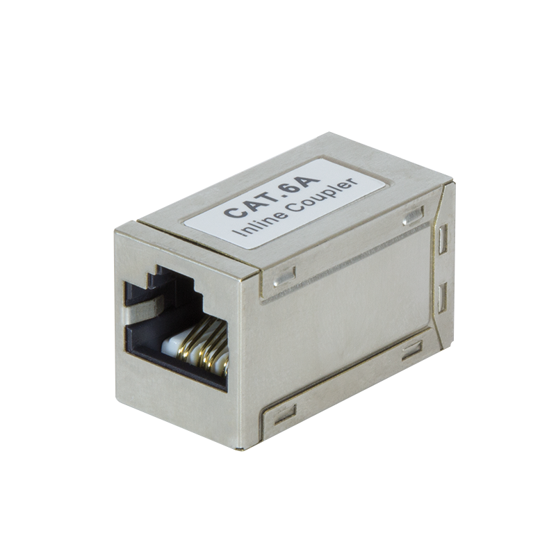 Logilink Patchkabelverbinder 1:1 Cat.6A STP, Metallgehäuse