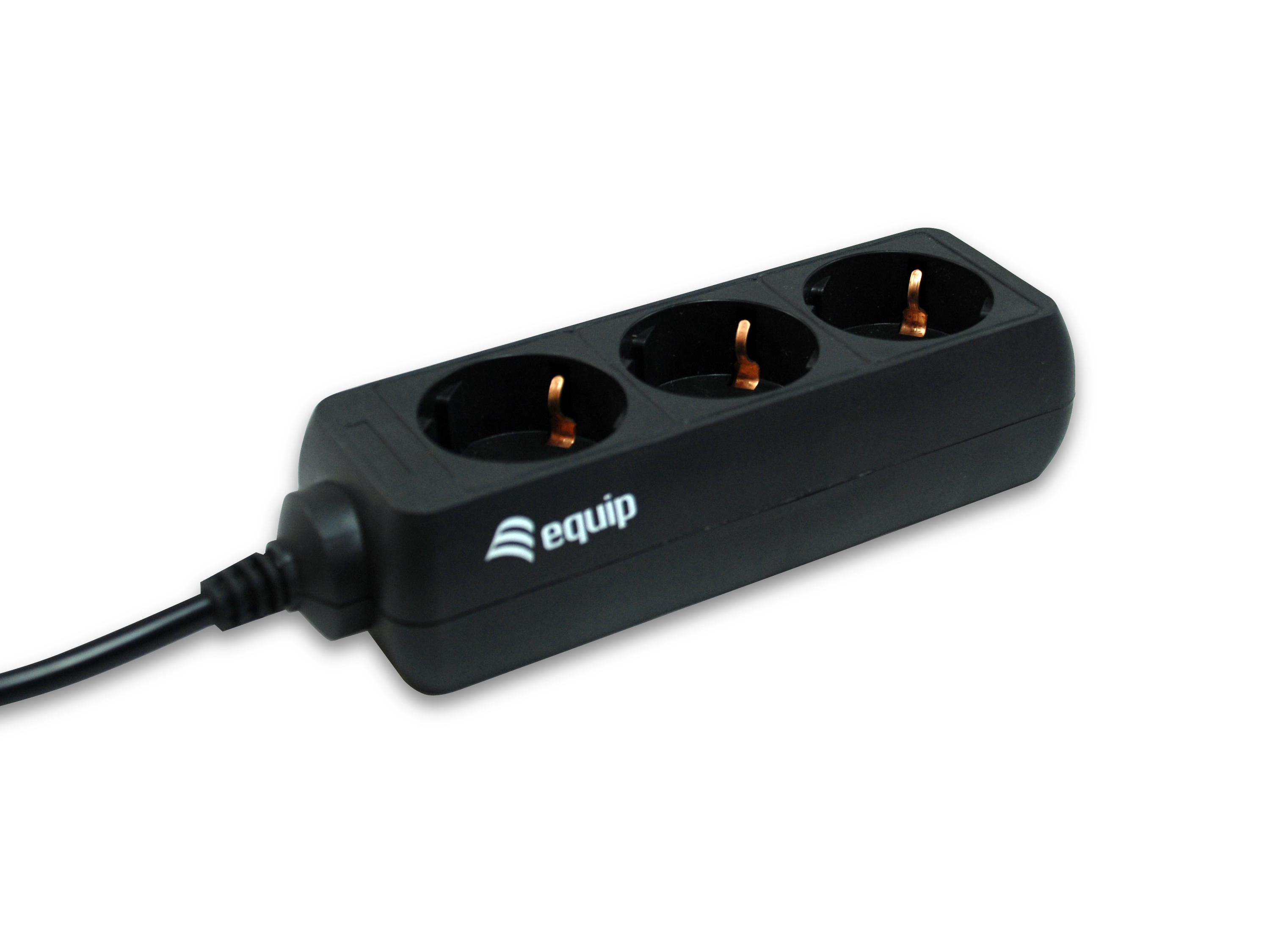 Equip Steckdosenleiste 3xSchuko->St.IEC320 C14 sw. Pla.