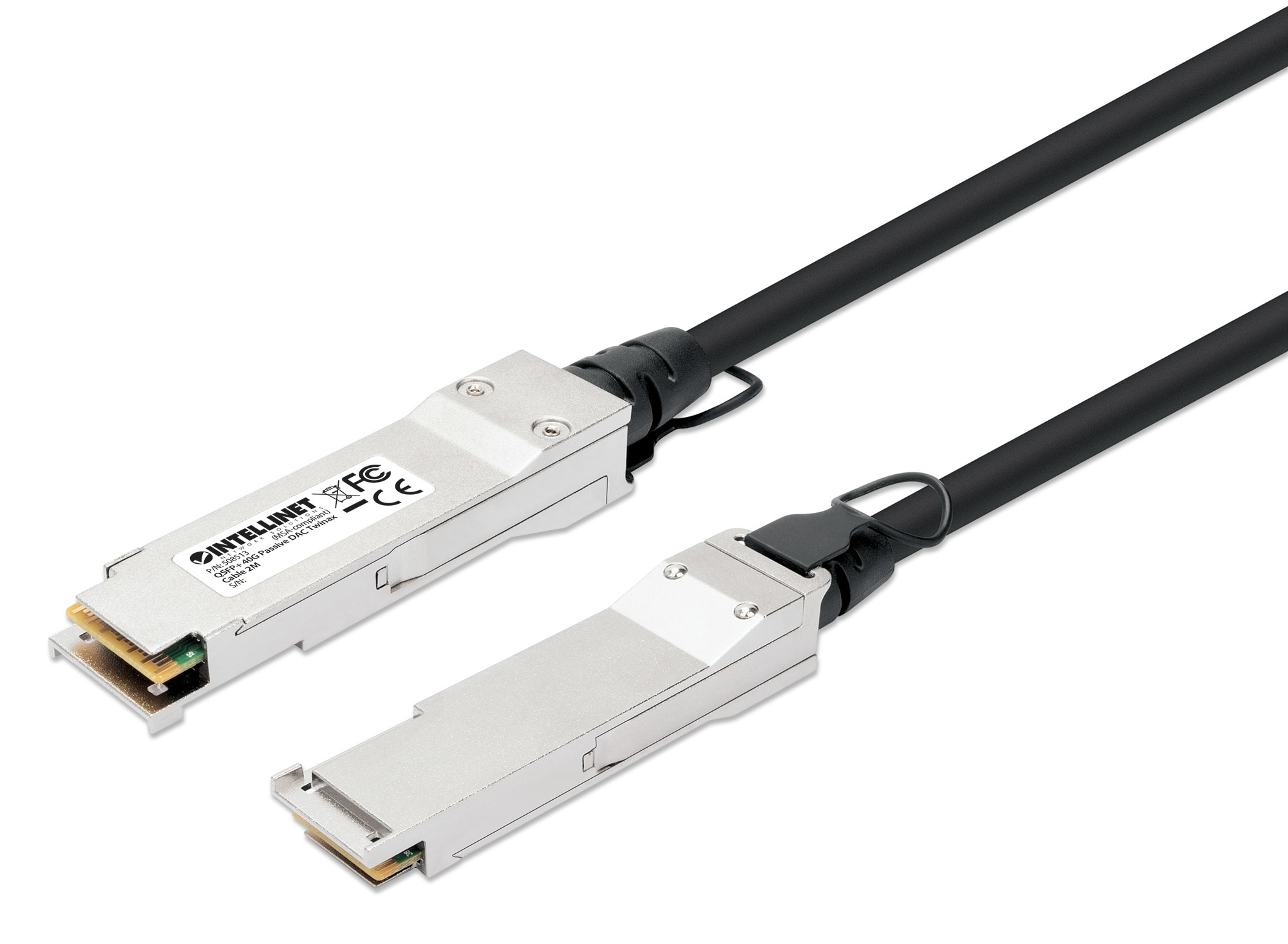 INTELLINET QSFP+ 40G Passives DAC Twinax-Kabel 2,0m MSA-konf