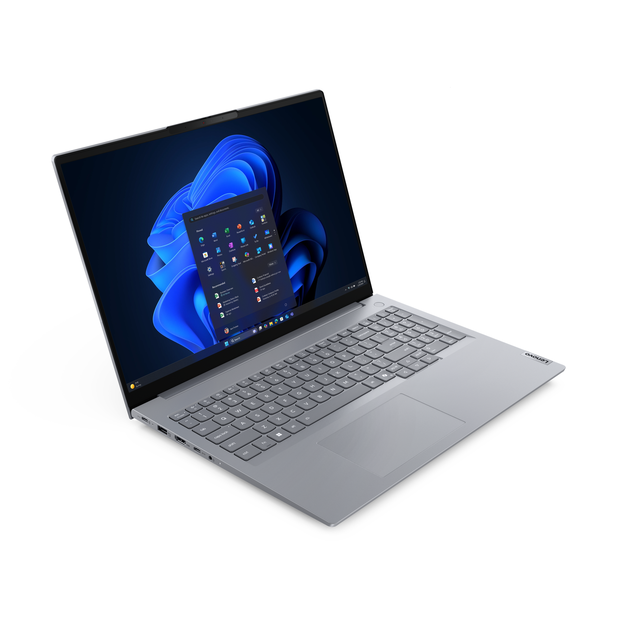 LENOVO ThinkBook 16 G9 AMD Ryzen 7 250 40,64cm 16Zoll WUXGA 32GB 1TB SSD UMA W11P No WWAN AI PC Arctic Grey TopSeller