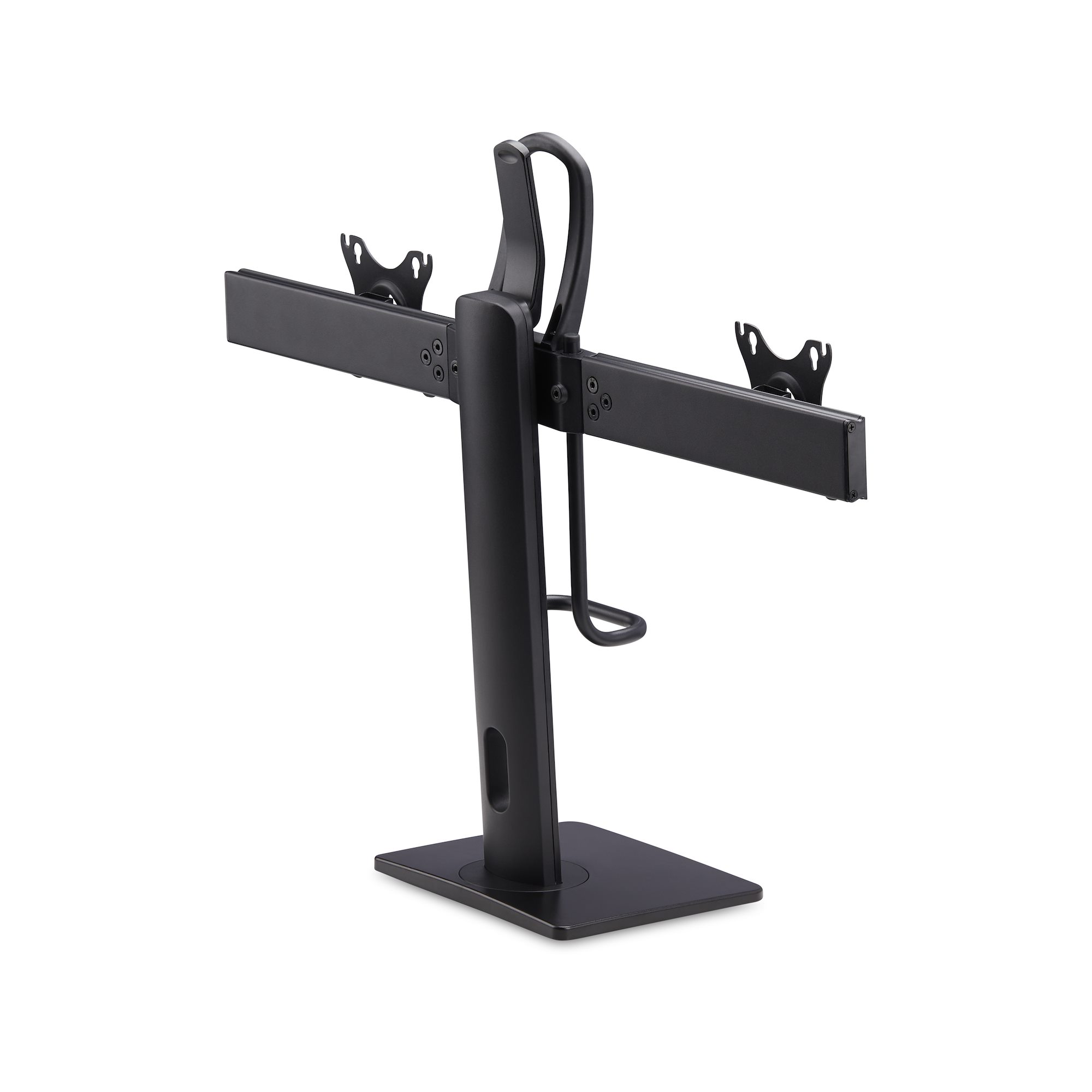 CROSSBAR DUAL MONITOR STAND DOUBLE 27INCH SCREENS VESA MOUNT