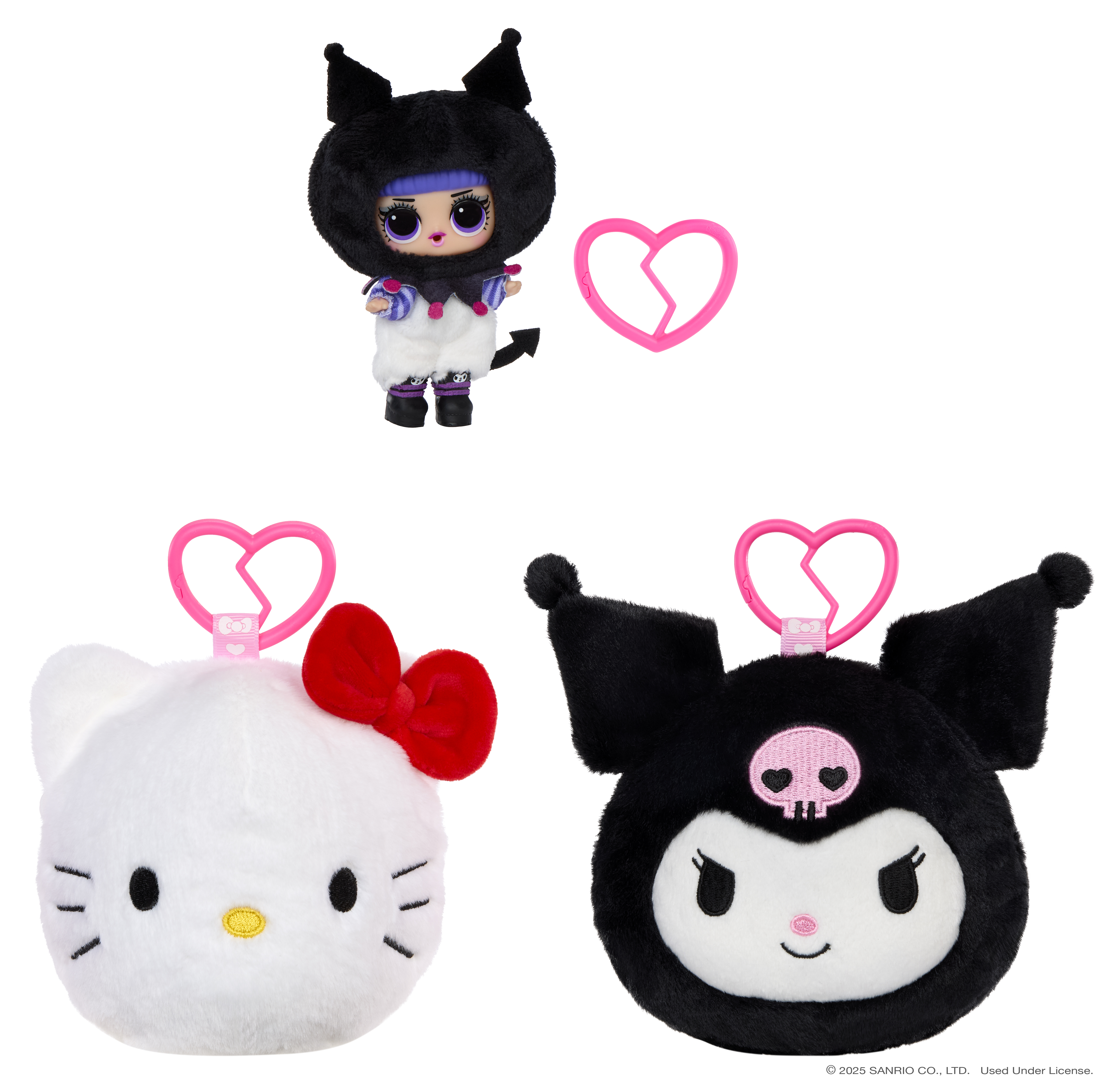 L.O.L. Surprise Loves Hello Kitty Reversible Plush, Spielfigur