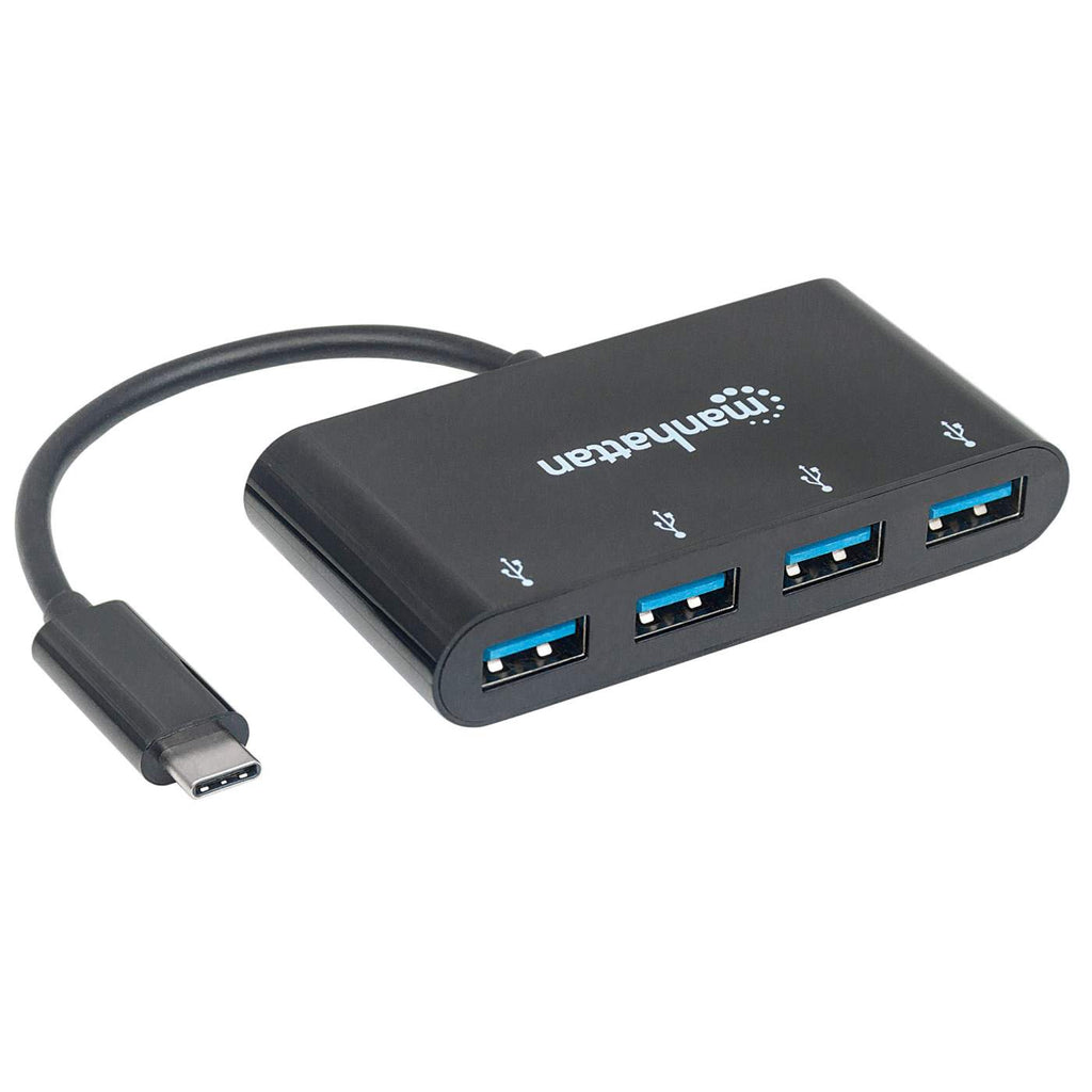 MANHATTAN USB 3.1 Gen1 TypC-Hub 4 USB A-Ports Strom über USB